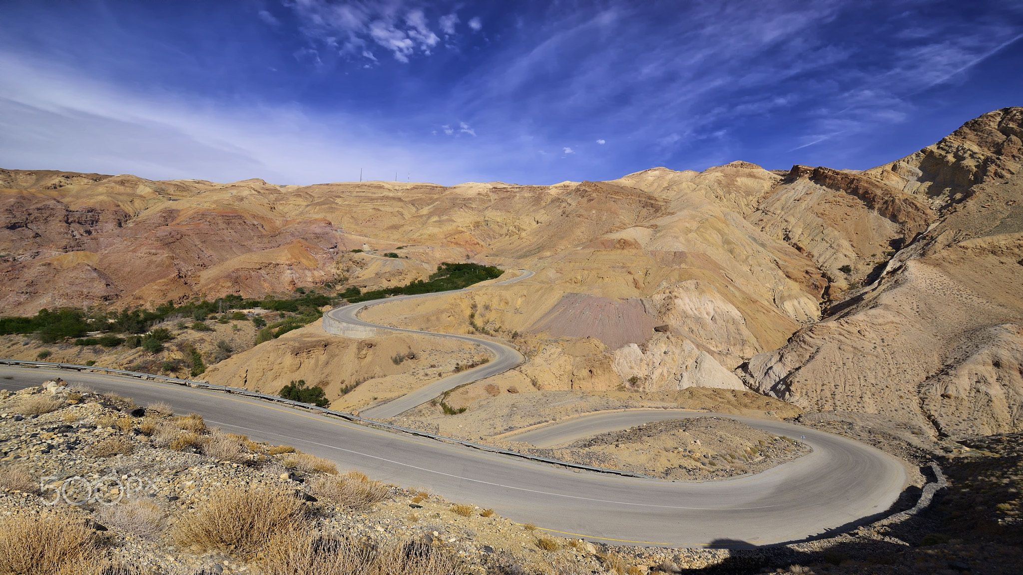 Road to the Dead Sea - Jordan.