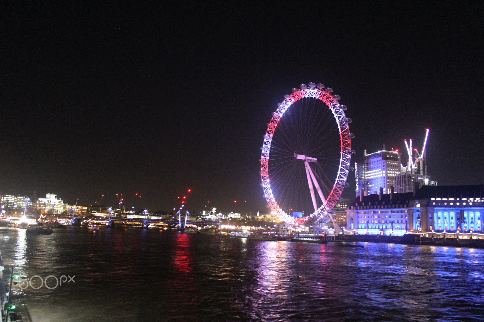 Canon EF-S 18-55mm F3.5-5.6 IS sample photo. London eye photography