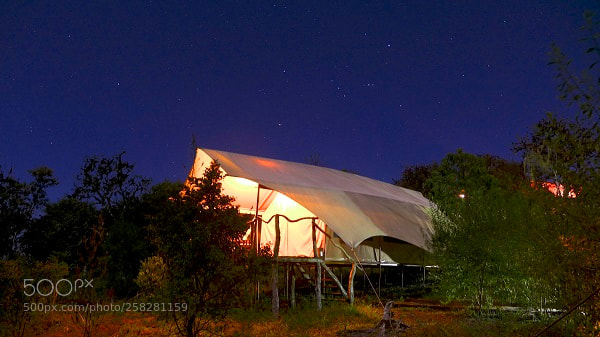 Panasonic Lumix DMC-LX7 sample photo. Tent exterior galapagossafarcamp photography