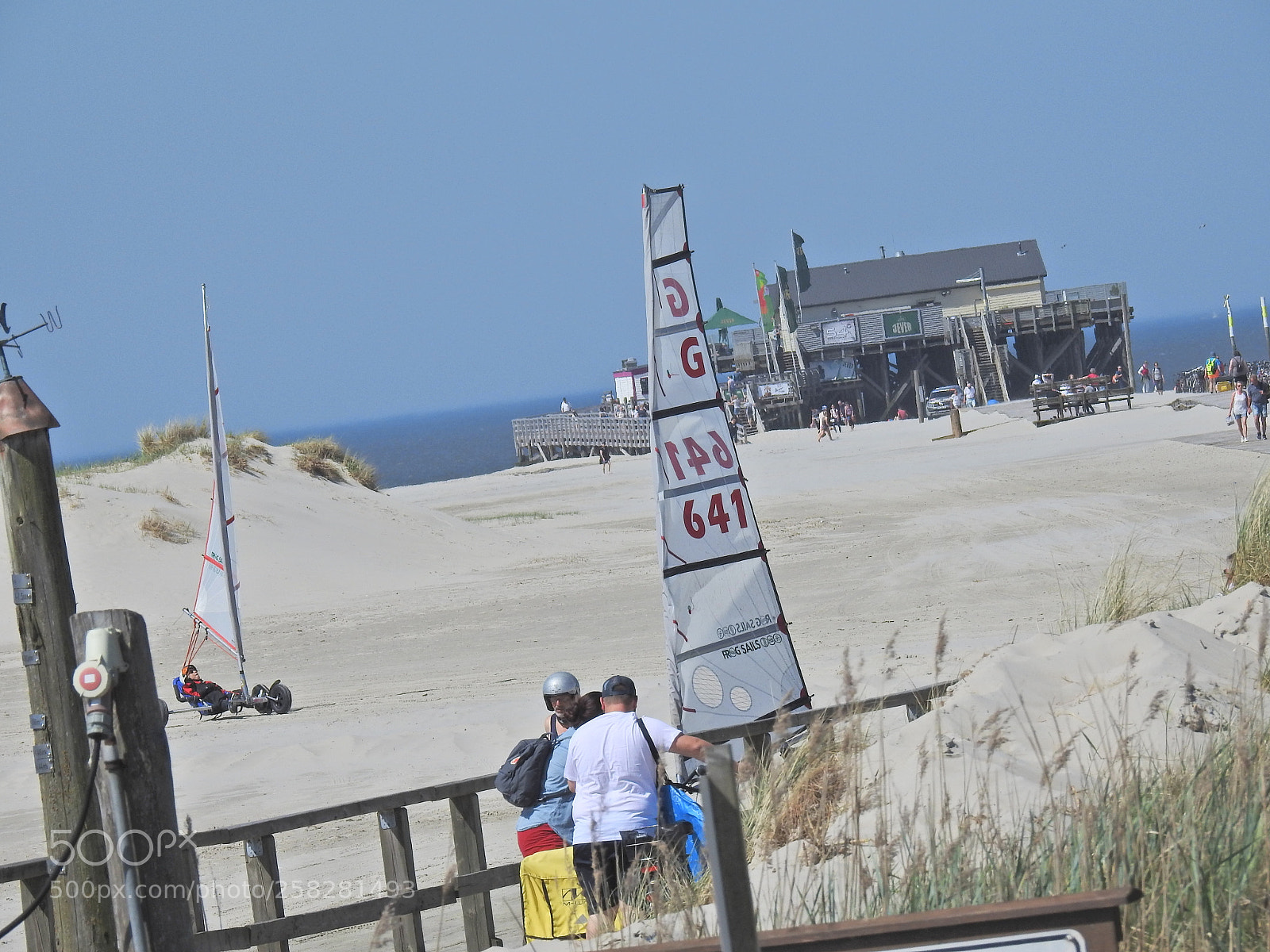 Nikon Coolpix P900 sample photo. Beach sailing vehicles spo photography