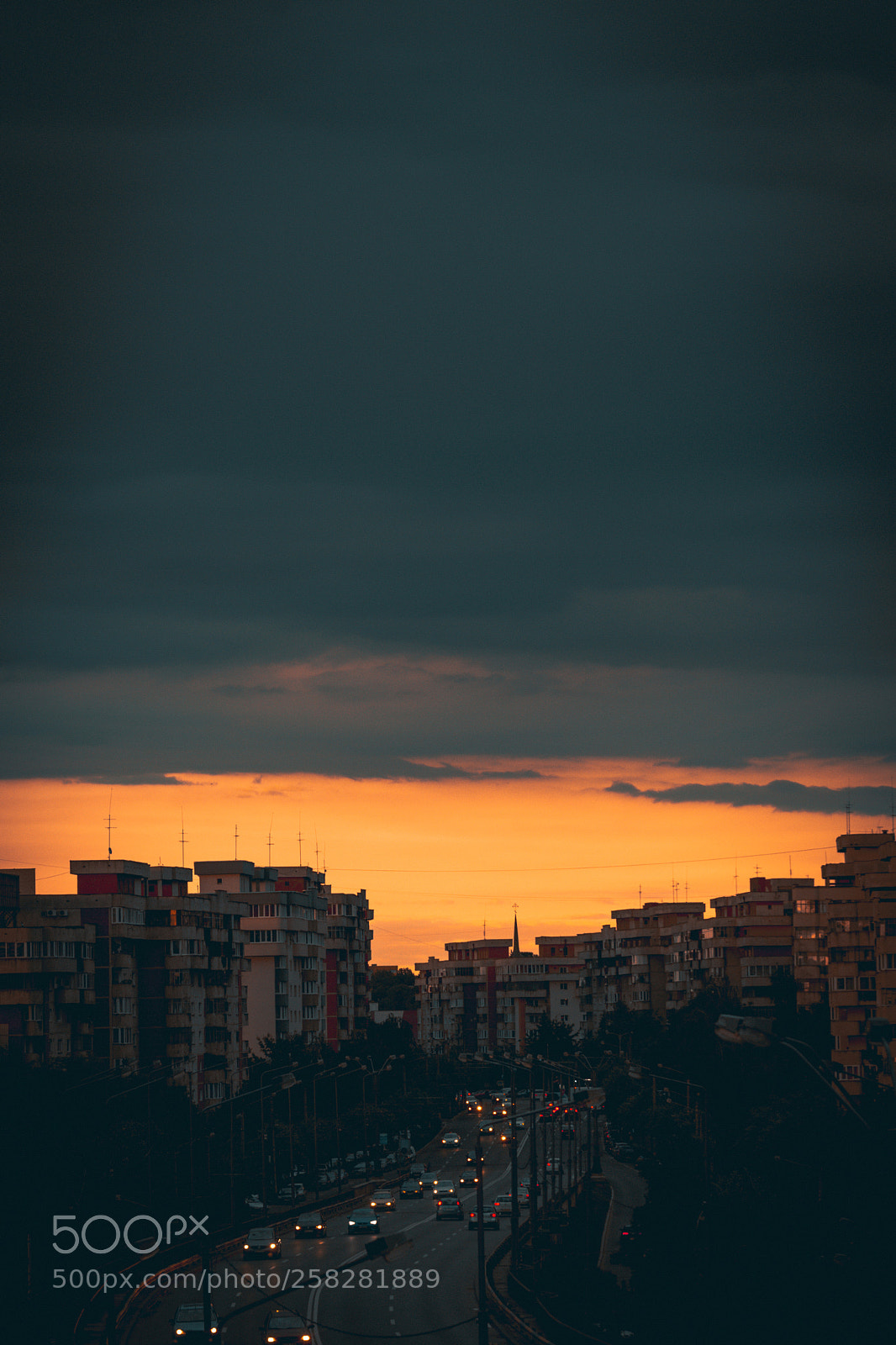Sony a7 sample photo. Sunset in cluj, romania photography