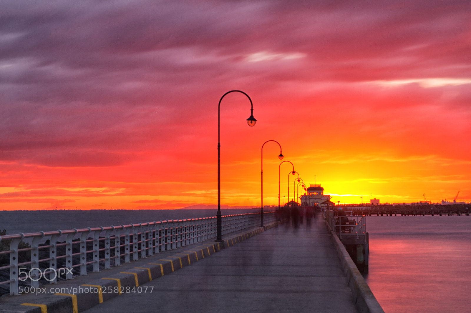 Nikon D4 sample photo. St kilda pier sunset photography
