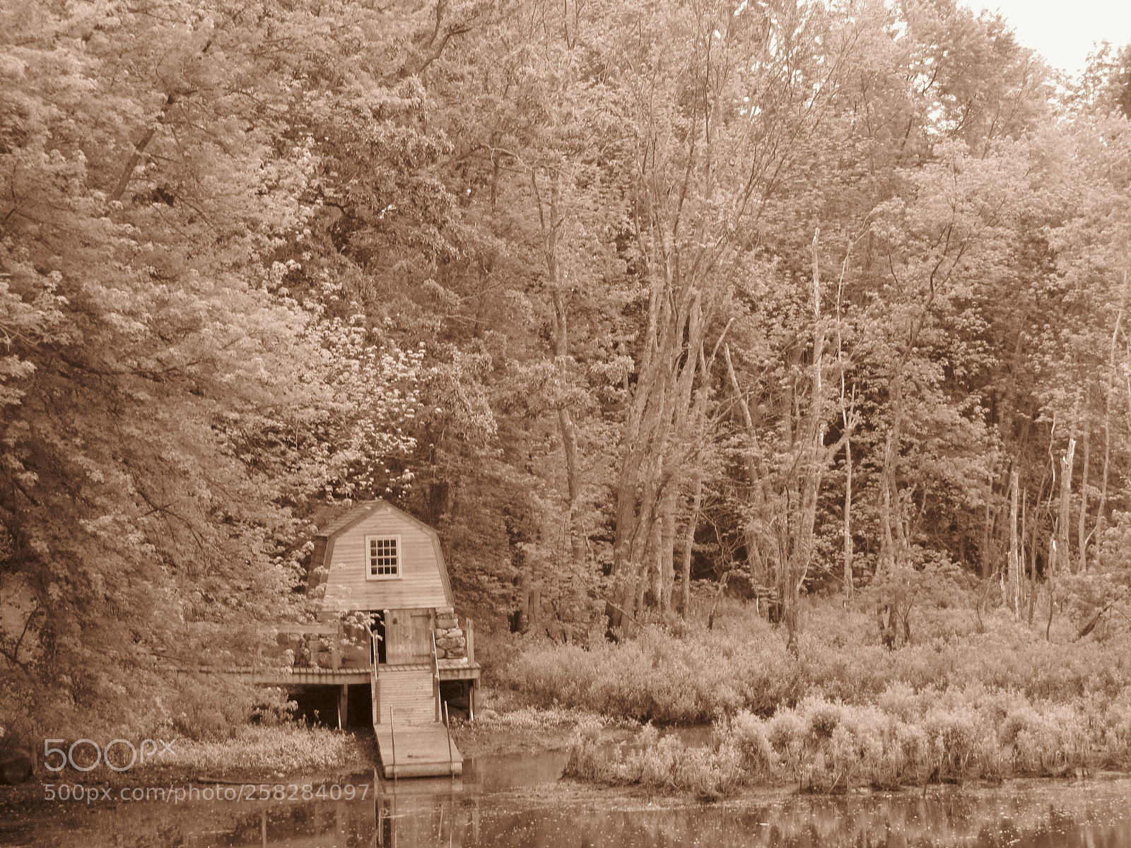 Canon PowerShot SX10 IS sample photo. Cabin on the water photography
