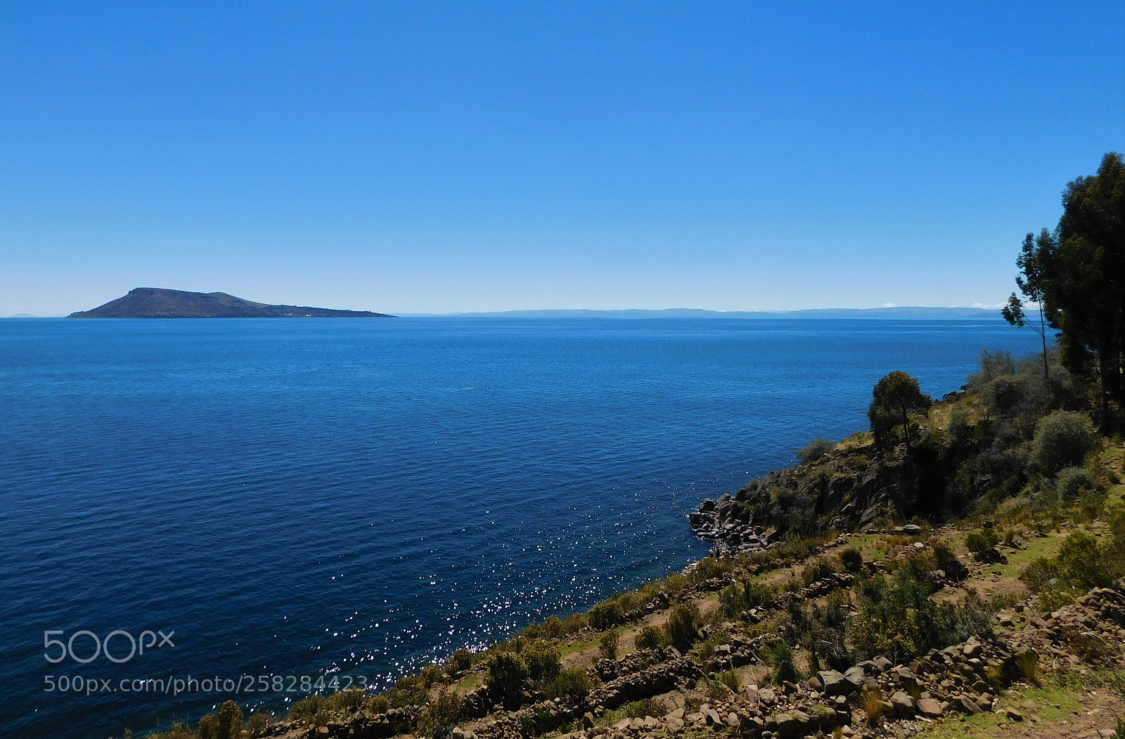 Nikon Coolpix L840 sample photo. Lake titicaca from taquile photography