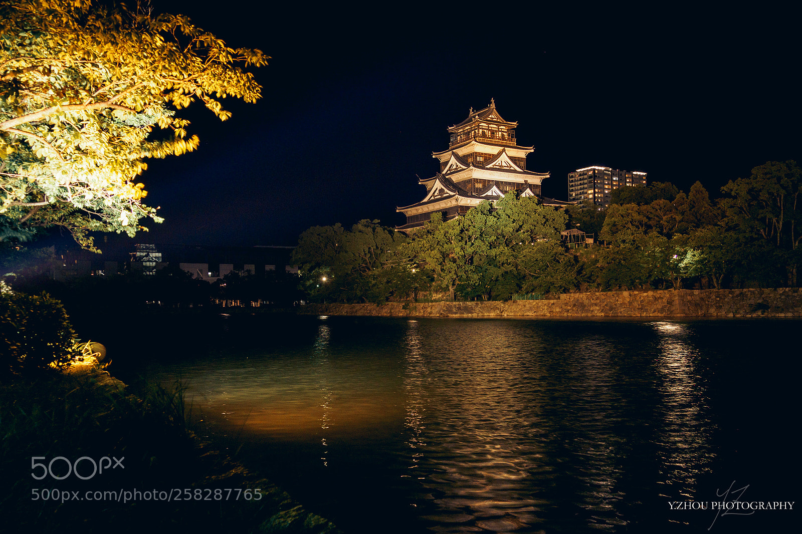 Olympus OM-D E-M1 Mark II sample photo. Hiroshima castle photography