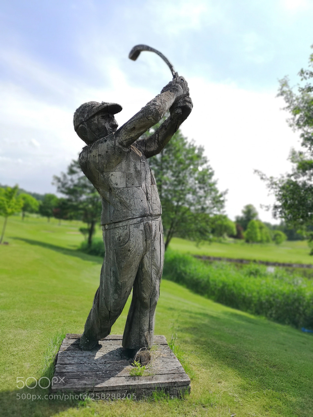 HUAWEI CLT-L29 sample photo. Golfer photography