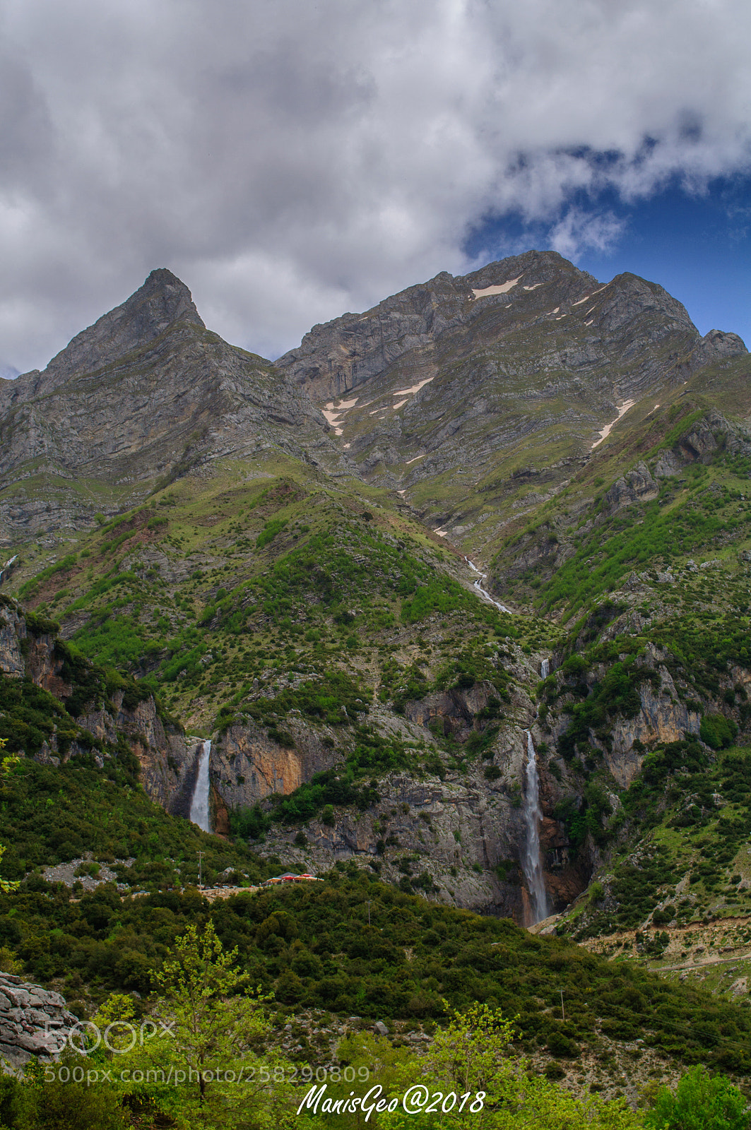 Nikon D5000 sample photo. Waterfalls tzoumerka photography