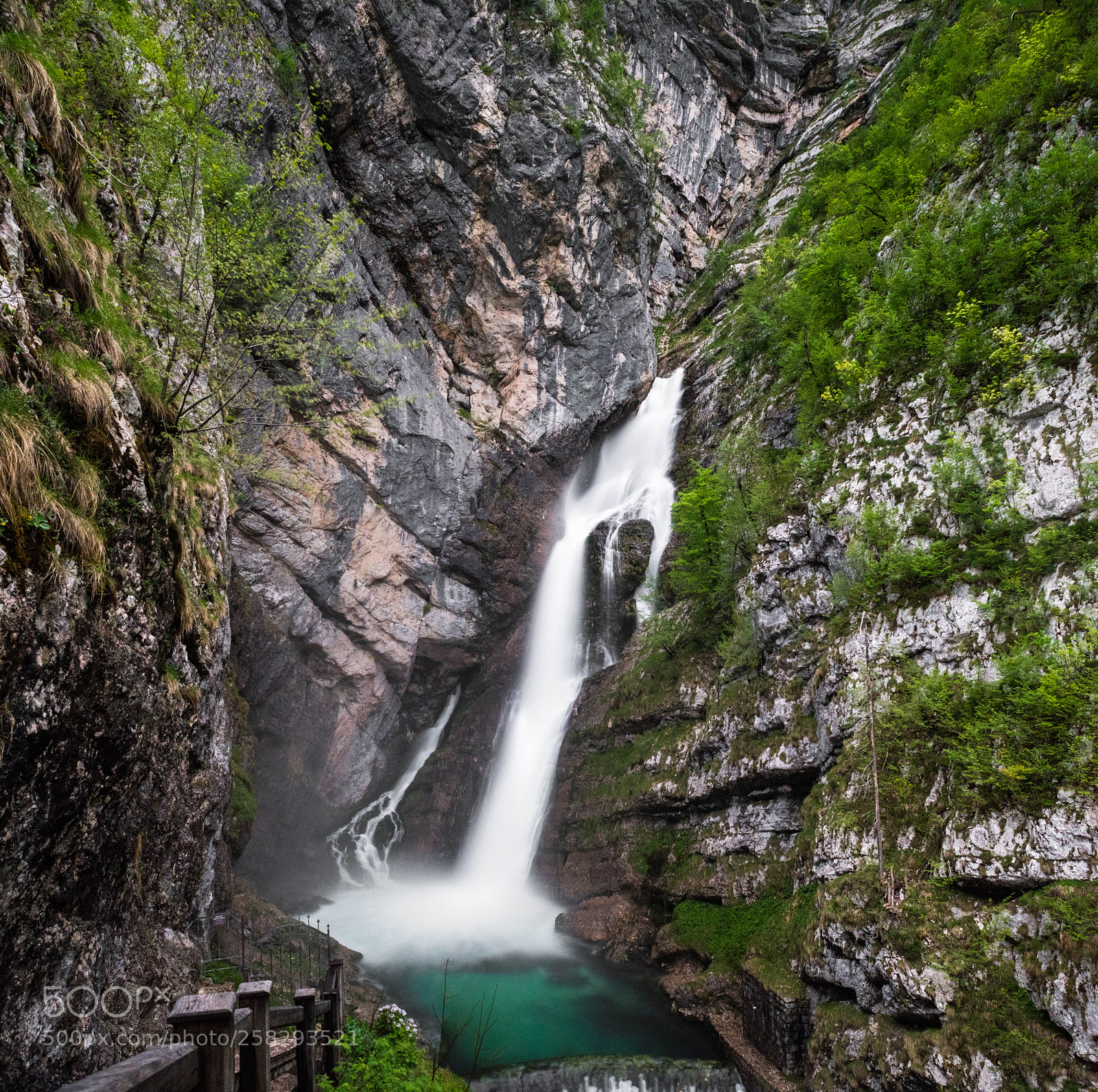 Nikon D5500 sample photo. Waterfall savica photography