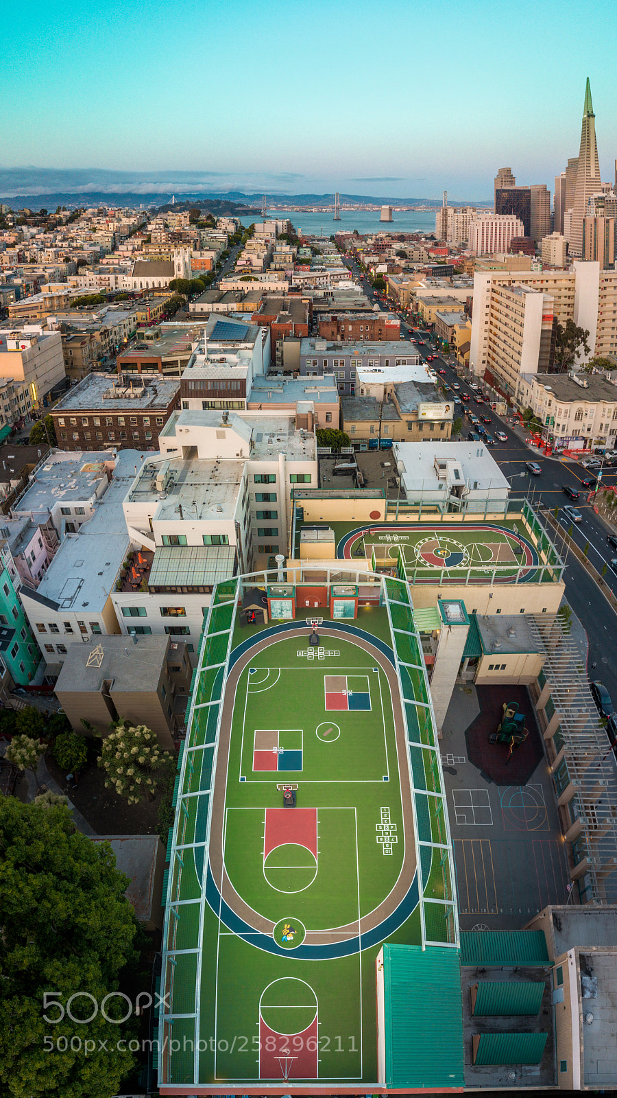 DJI FC220 sample photo. North beach, san francisco photography