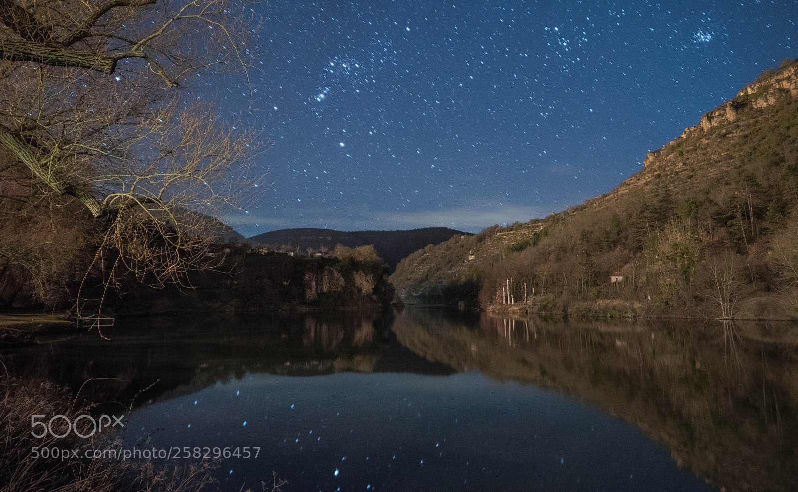 Nikon D5500 sample photo. Night at the river photography
