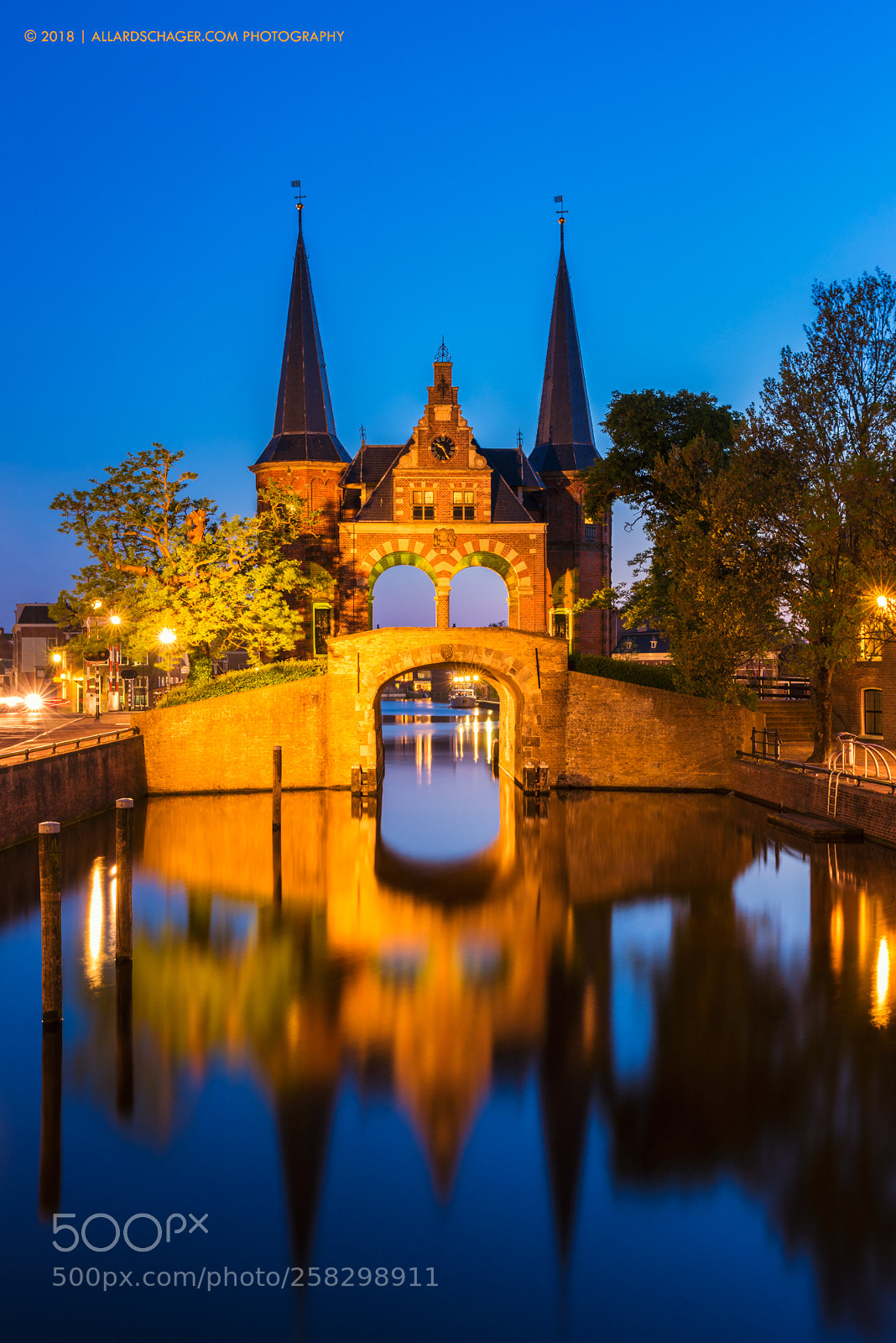 Nikon D810 sample photo. Watergate in sneek friesland photography
