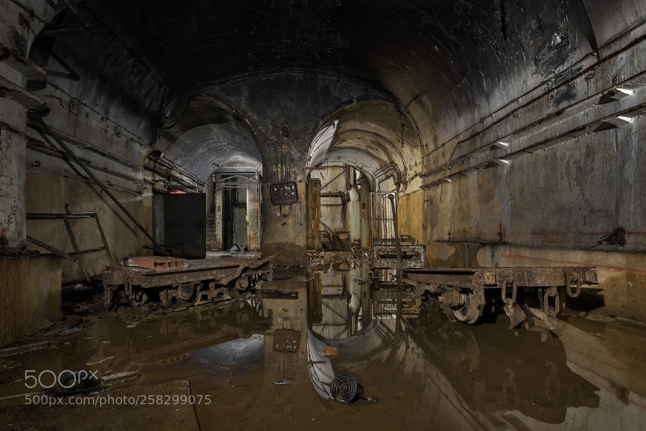 Nikon D600 sample photo. Munition elevator area inside photography