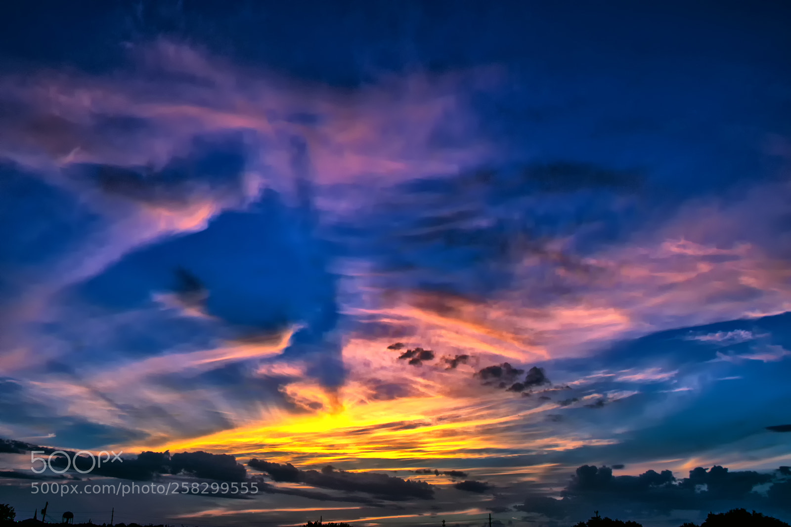 Nikon D800 sample photo. Multilayered sunset 6-24-13 photography