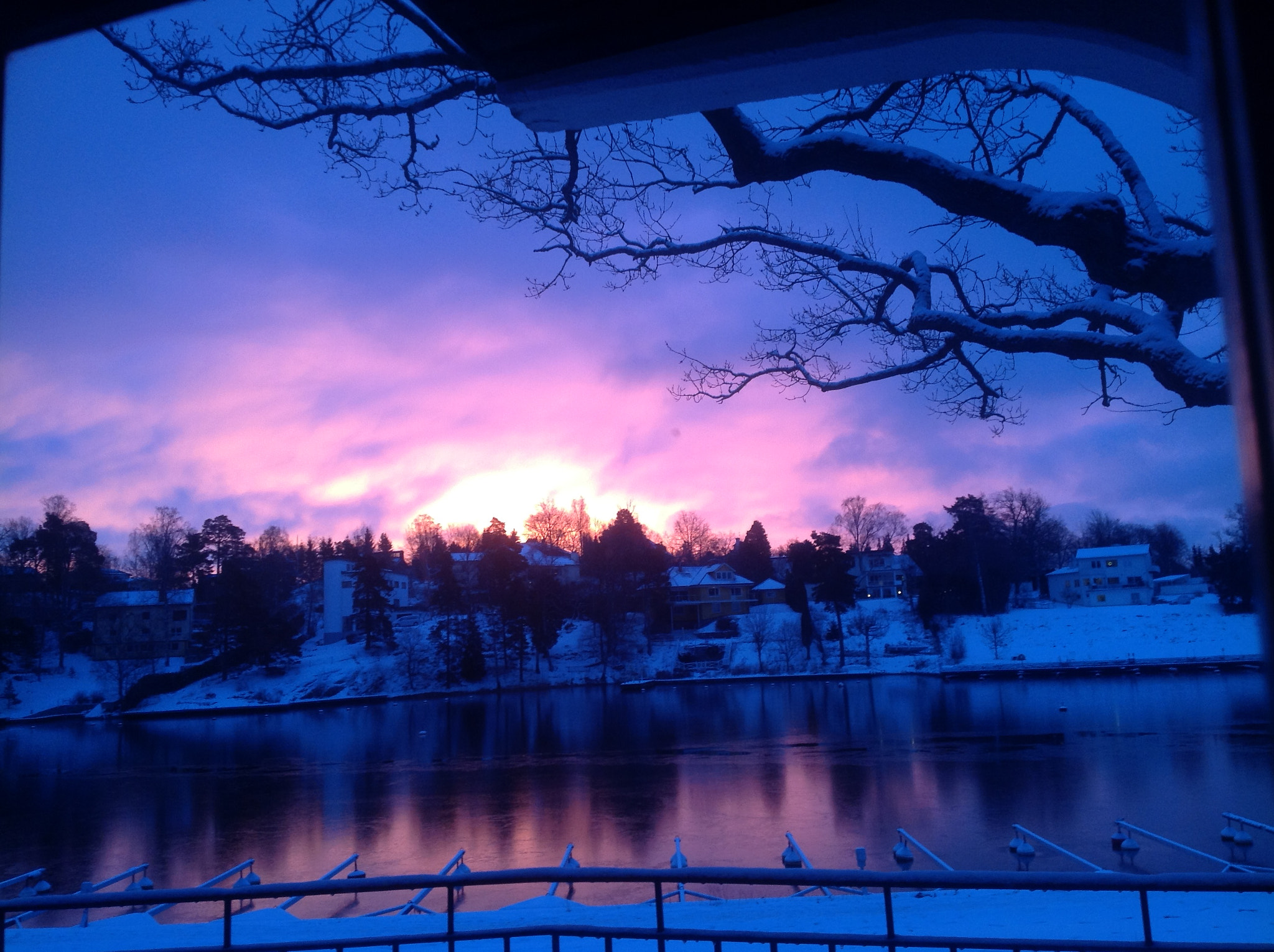Apple iPad sample photo. Amazing sunset in kalmar photography