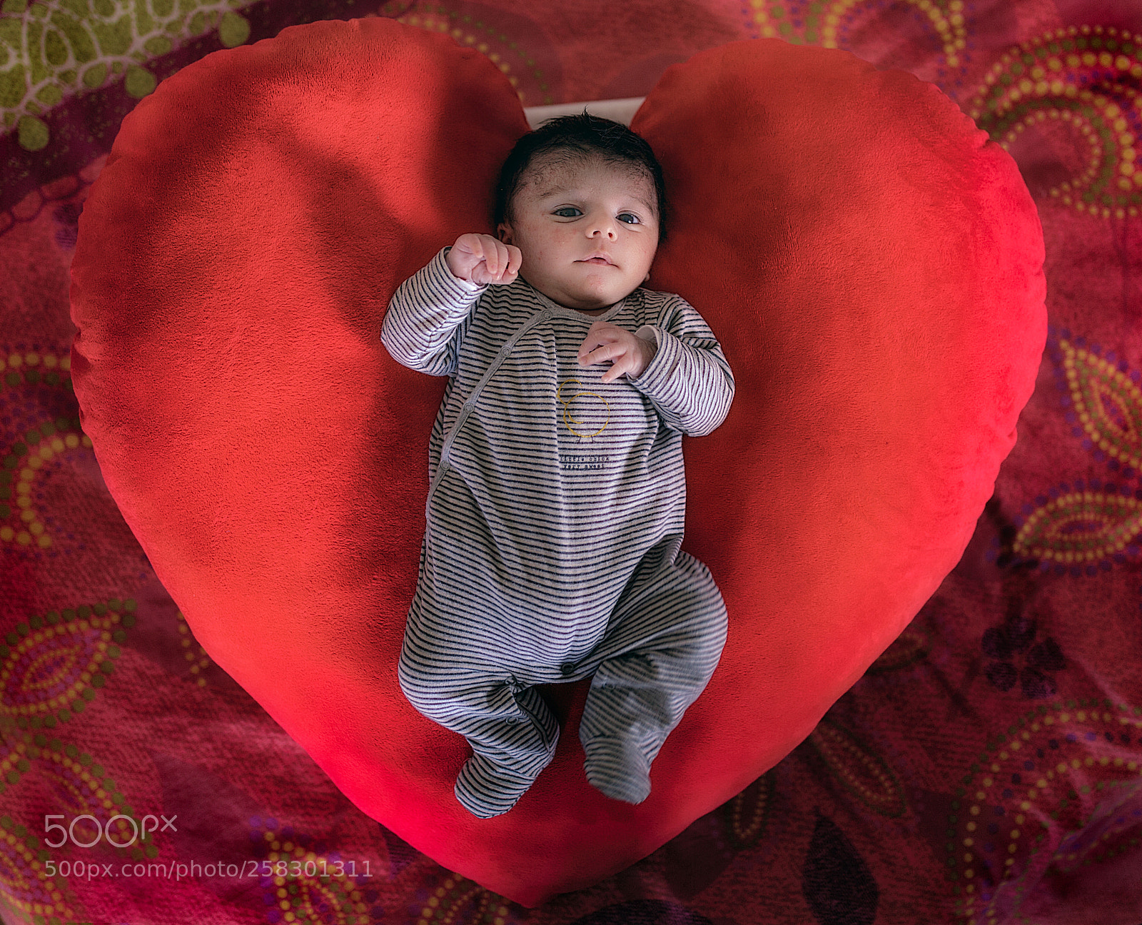 Canon EOS 6D sample photo. Newborn heart photography