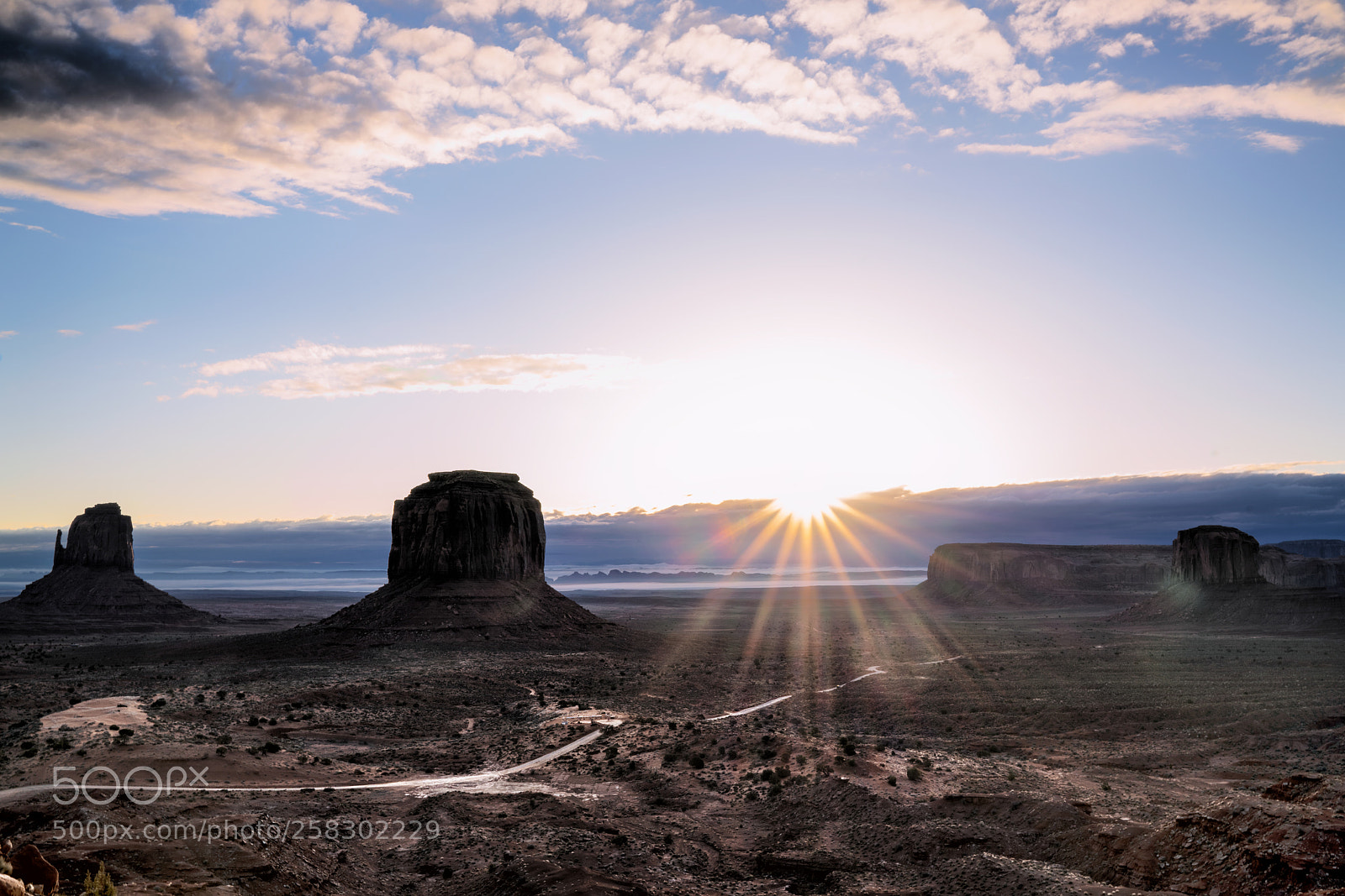 Sony a7R II sample photo. Sunrise at monument valley photography