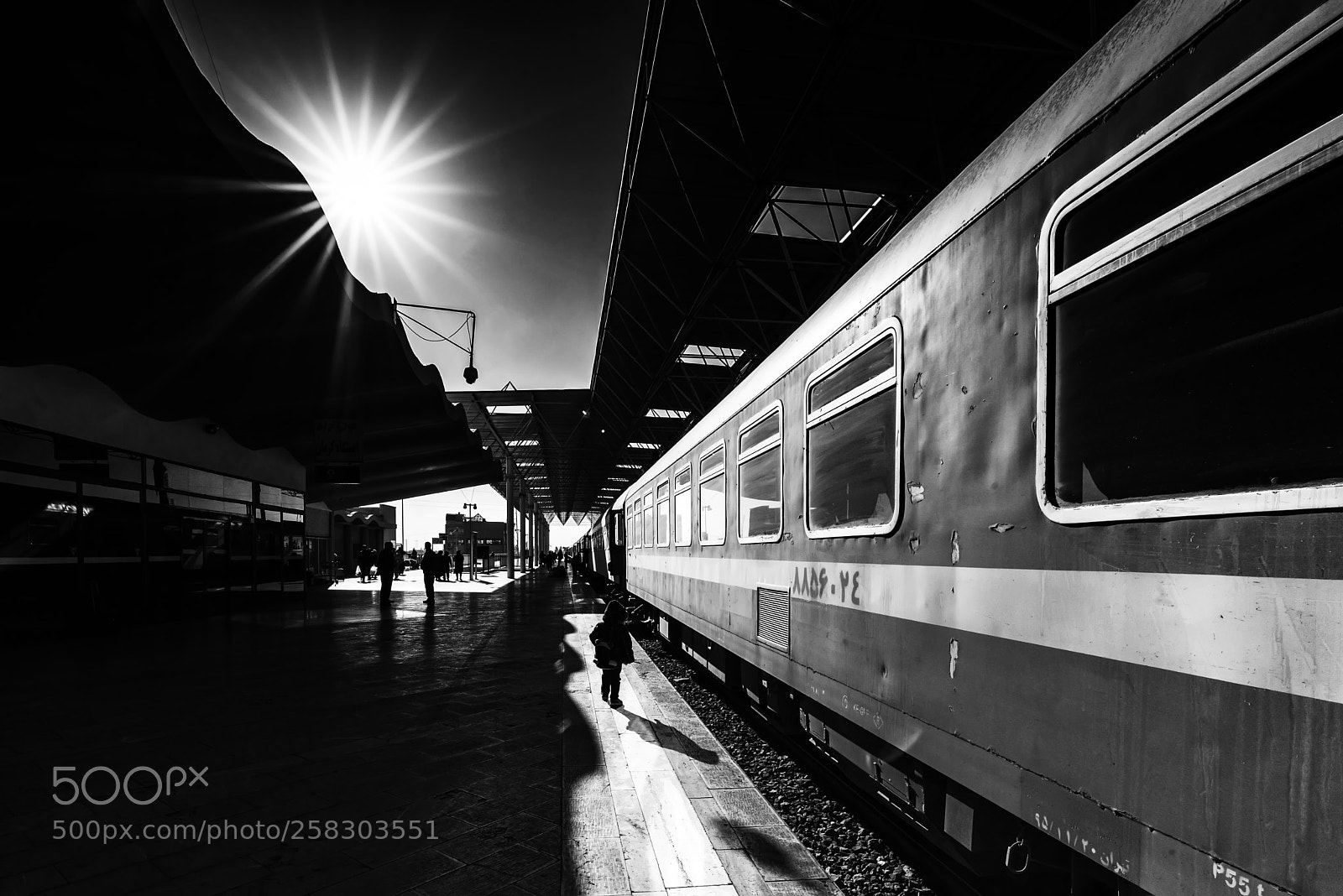 Nikon D750 sample photo. By the train photography