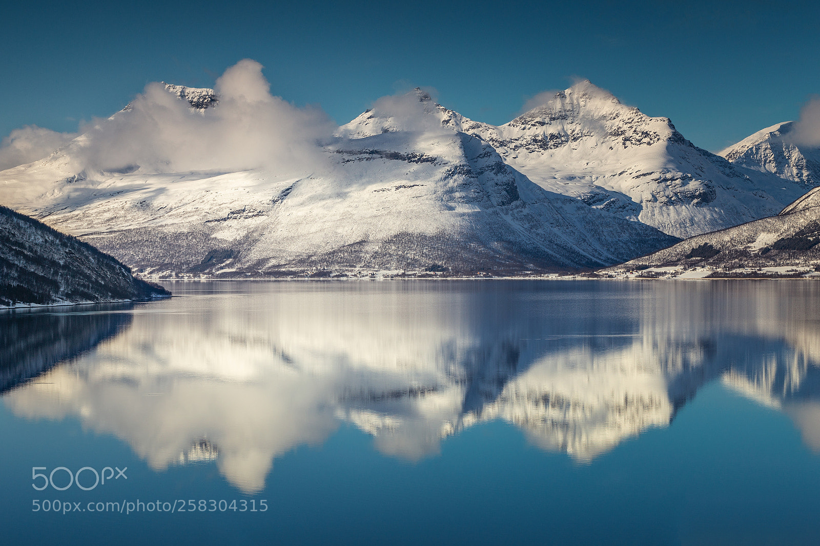 Canon EOS 6D sample photo. Three mountain peaks covered photography