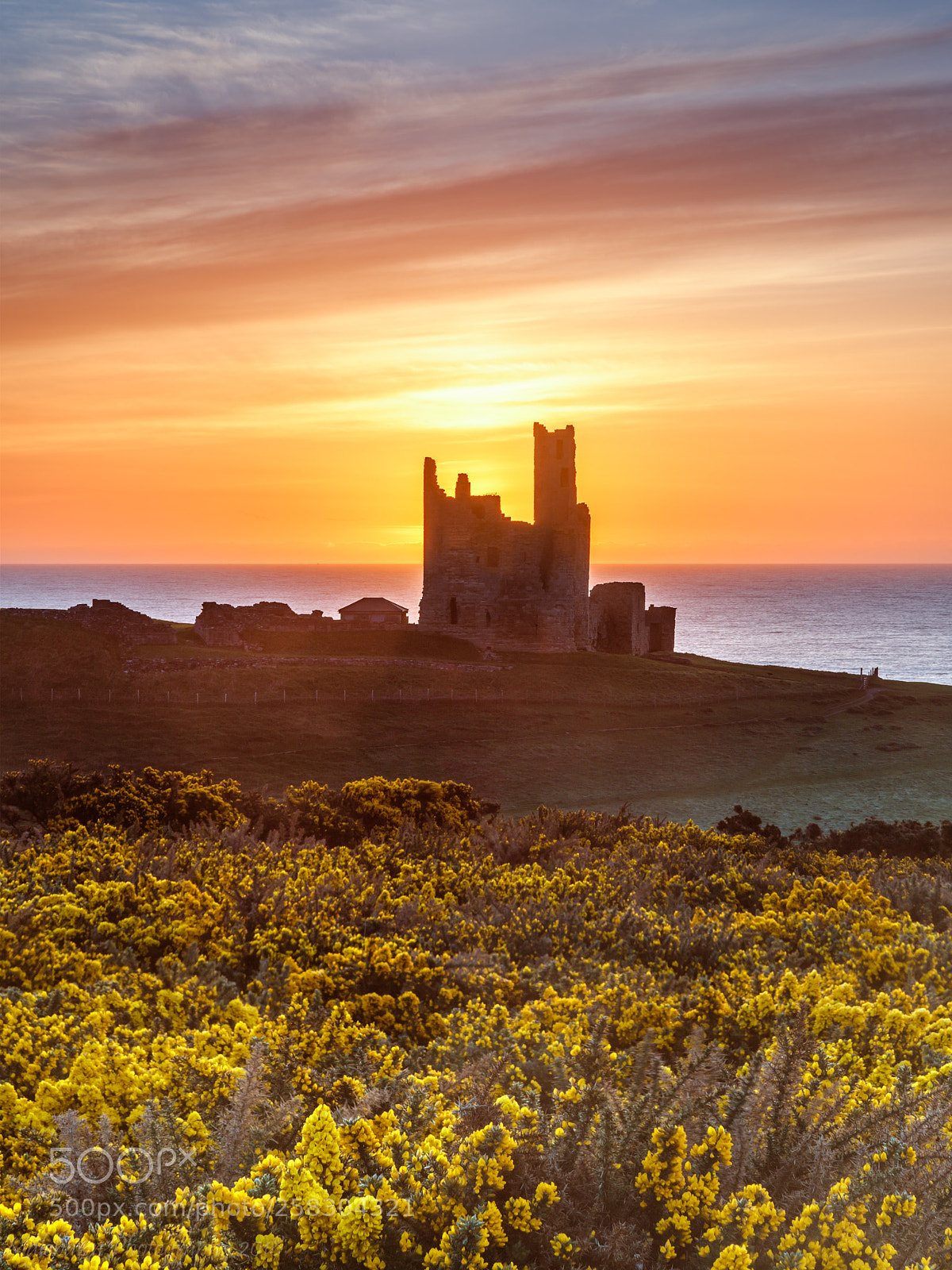 Canon EOS 6D Mark II sample photo. Dunstanburgh sunrise photography