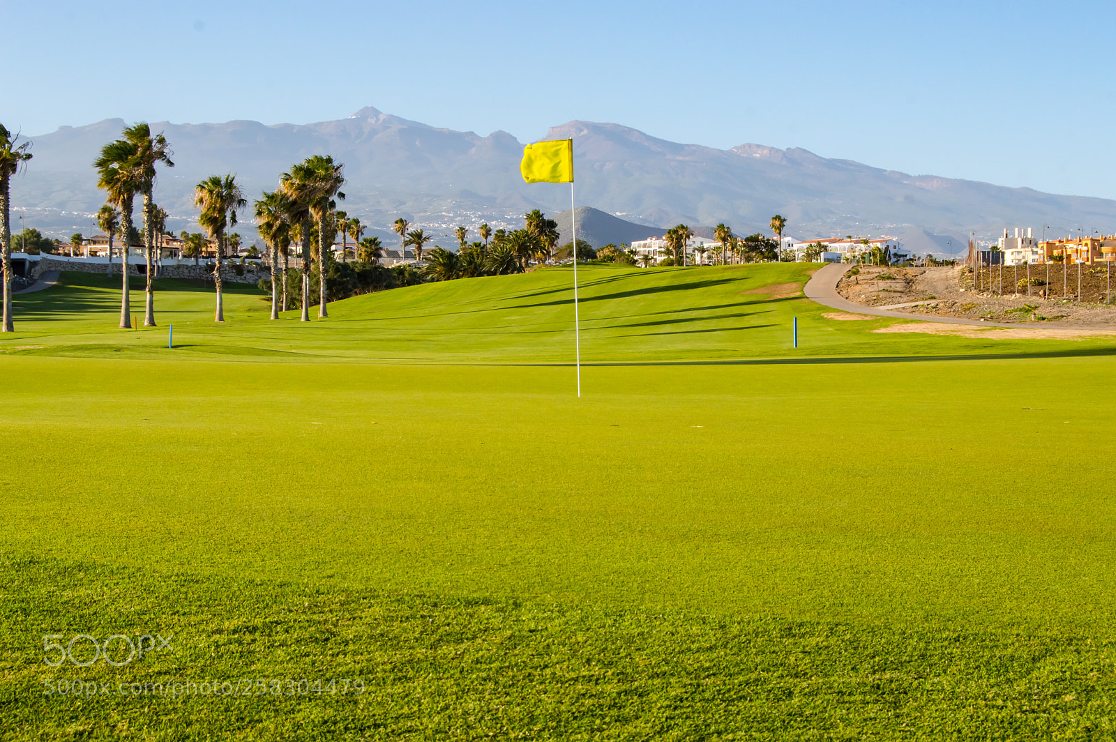 Nikon D3200 sample photo. Green golf course facing photography