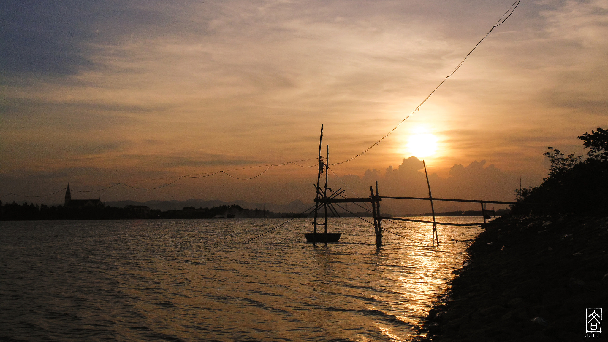 Sony Cyber-shot DSC-H200 sample photo. Giang river at sunset 06 photography
