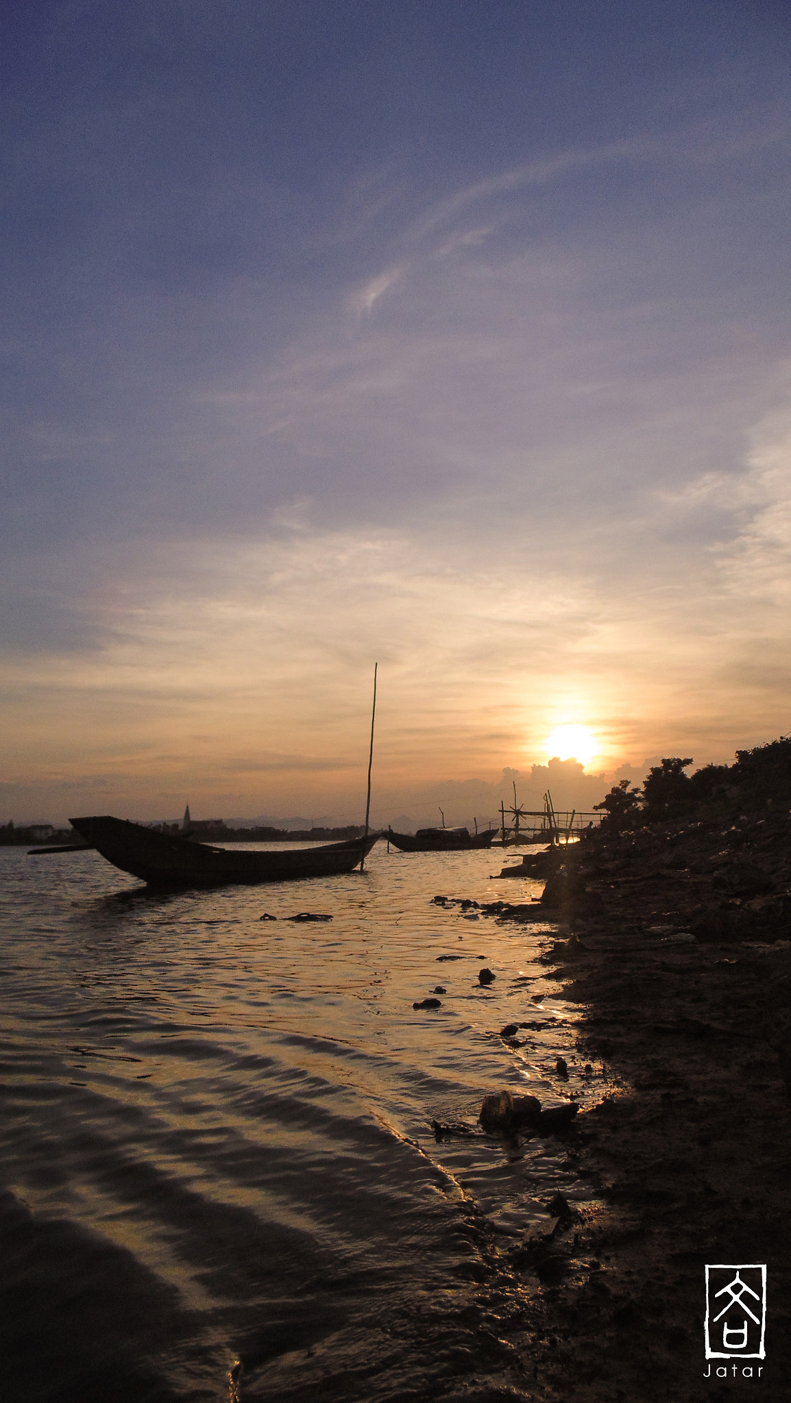 Sony Cyber-shot DSC-H200 sample photo. Giang river at sunset 07 photography