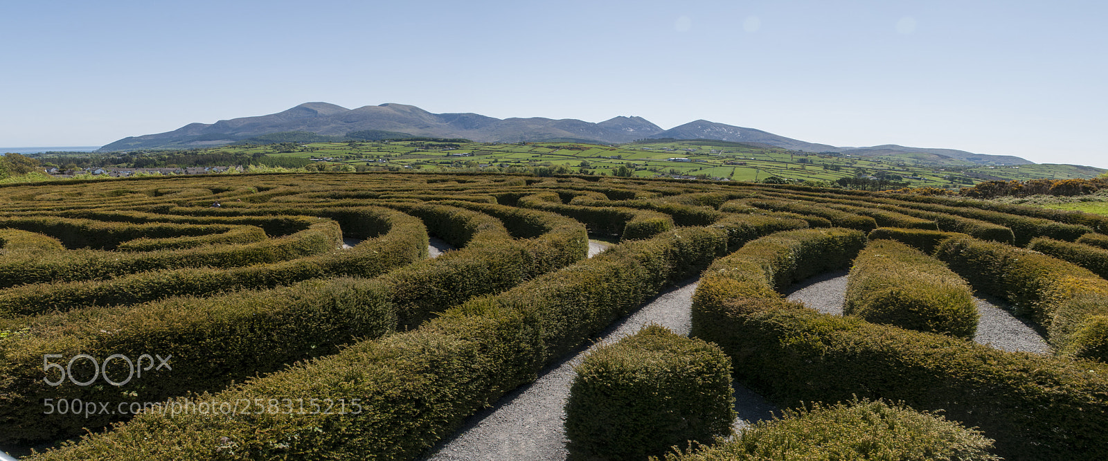 Nikon D300S sample photo. Peace maze panorama photography