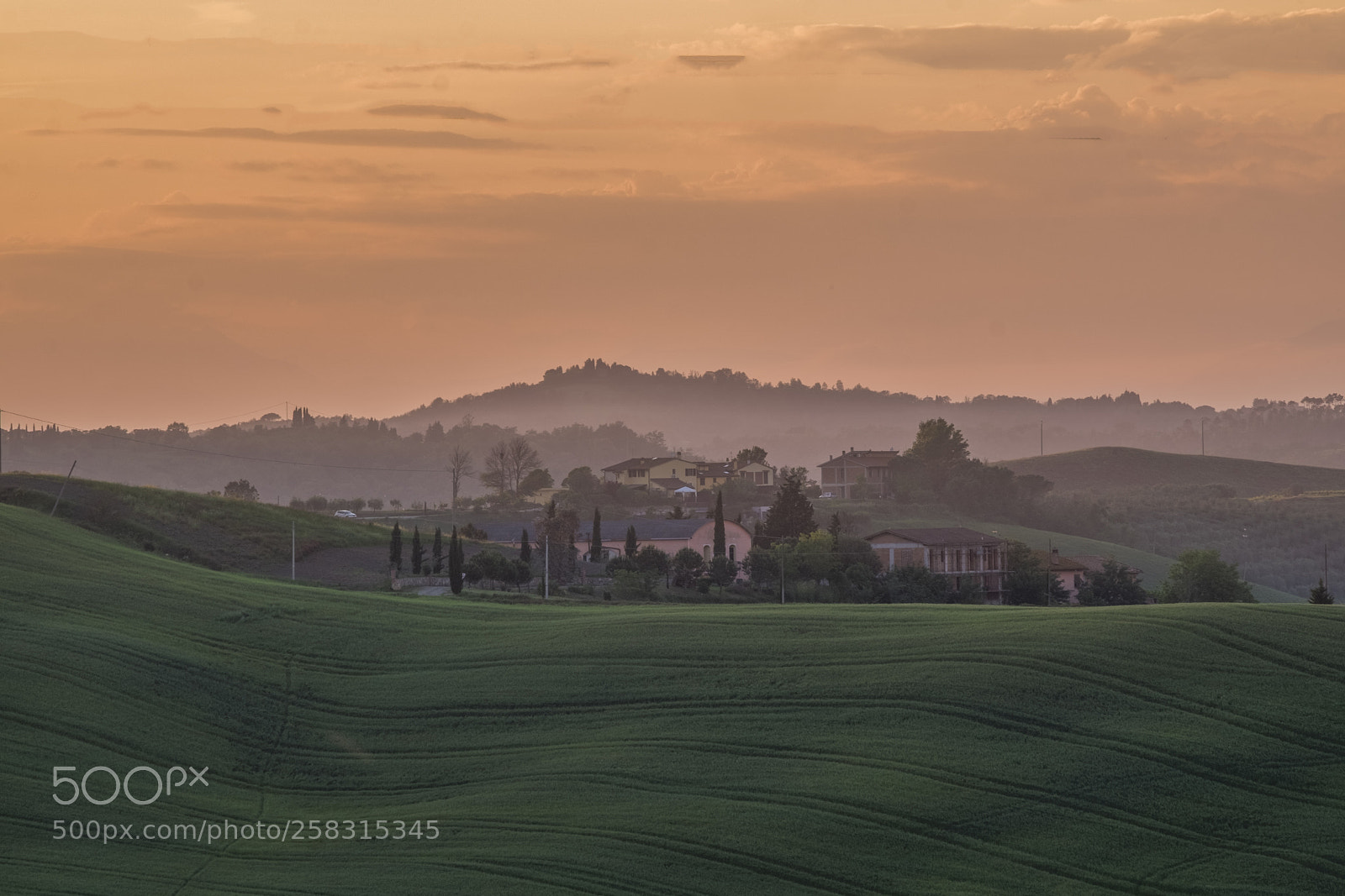 Fujifilm X-T1 sample photo. Sunset over tuscany photography