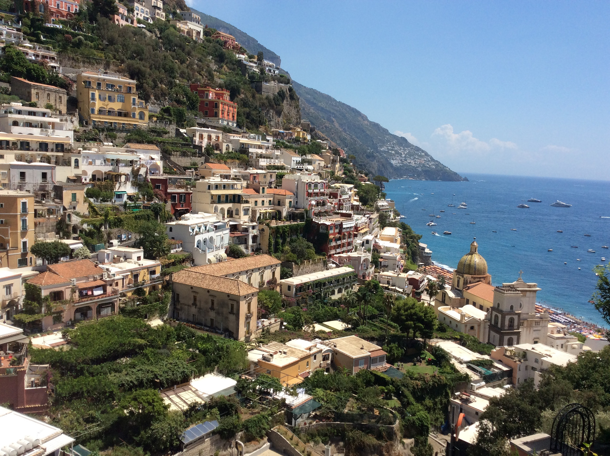 Apple iPad mini 2 sample photo. View of positano, italy. photography