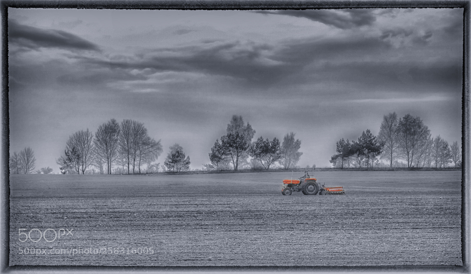 Sony a6000 sample photo. Small red tractor photography