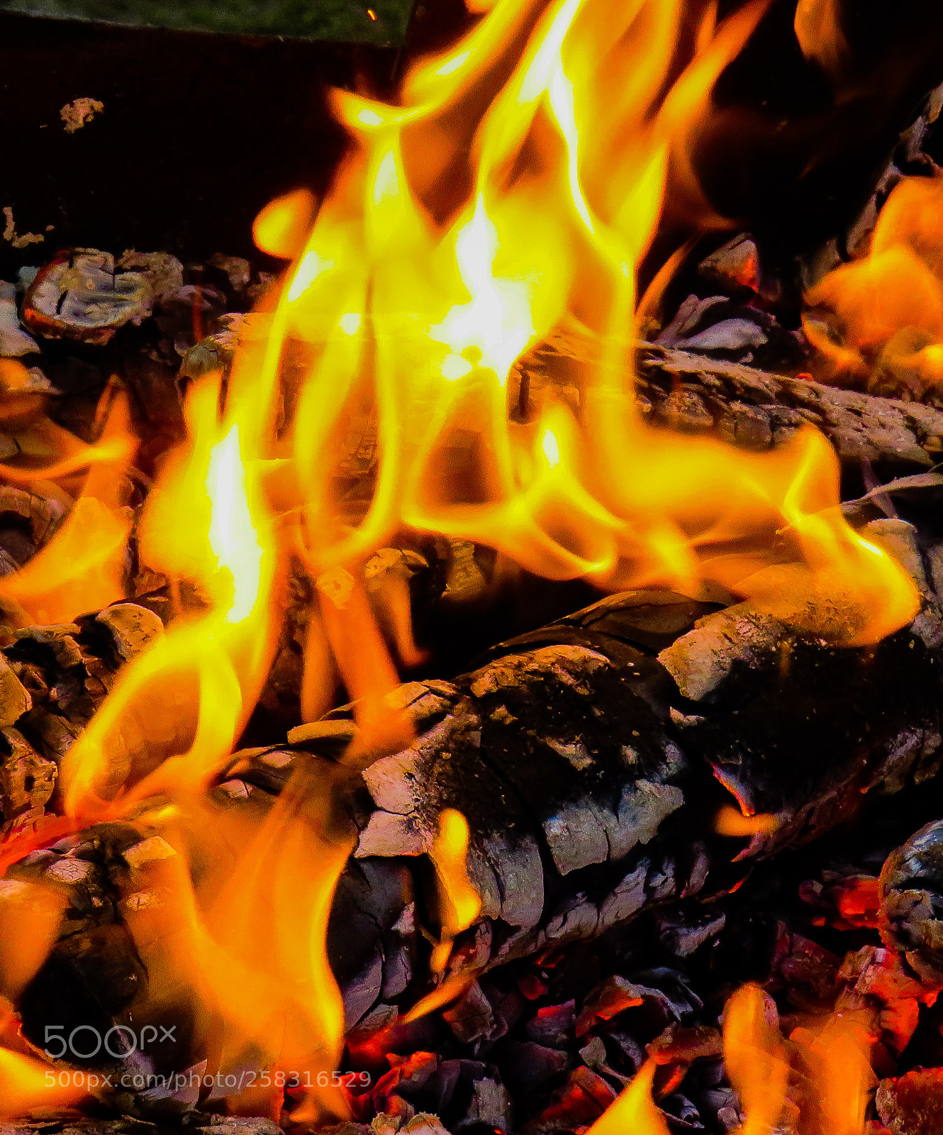 Canon PowerShot SX540 HS sample photo. Fire photography