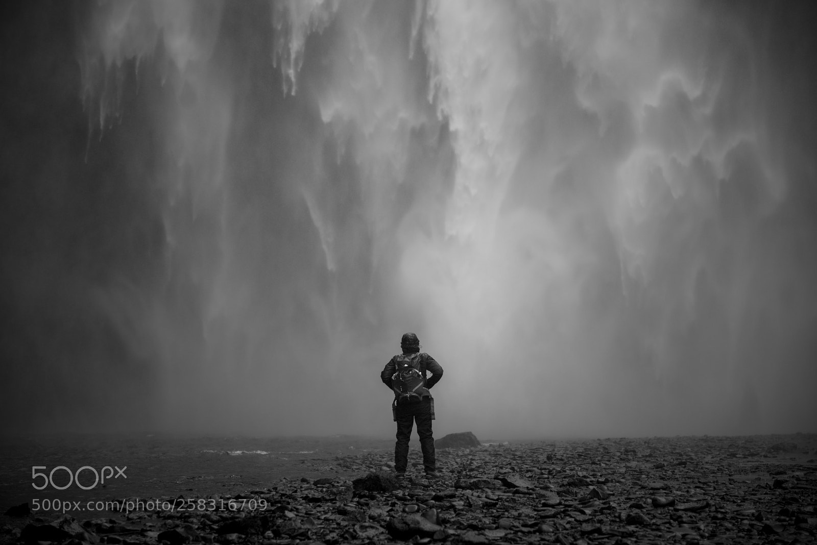 Nikon D610 sample photo. Facing a waterfall photography