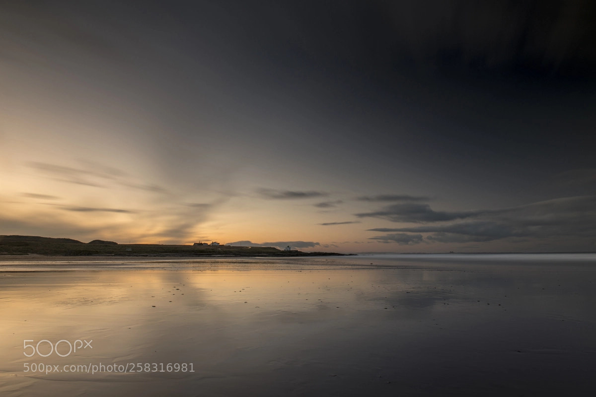 Nikon D850 sample photo. Sunset and sand photography