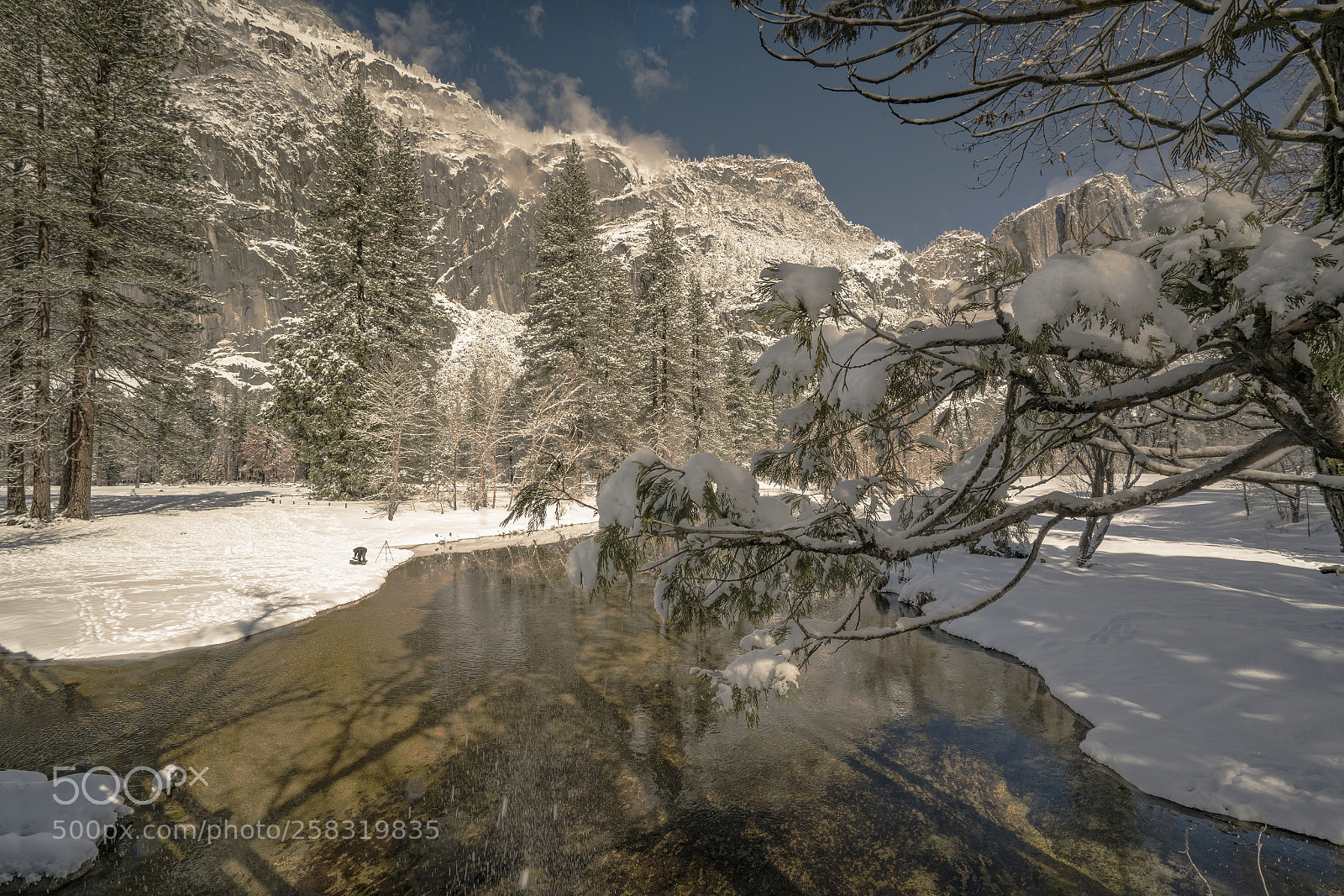 Sony a7R II sample photo. Snow covered winter yosemite photography