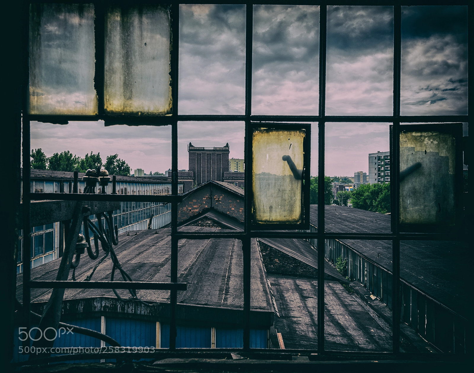 Nikon D610 sample photo. Factory window photography