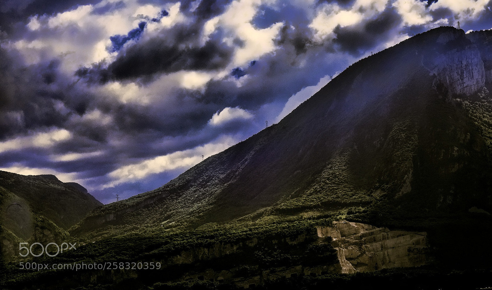 Sony Cyber-shot DSC-RX100 II sample photo. Mountain and clouds photography