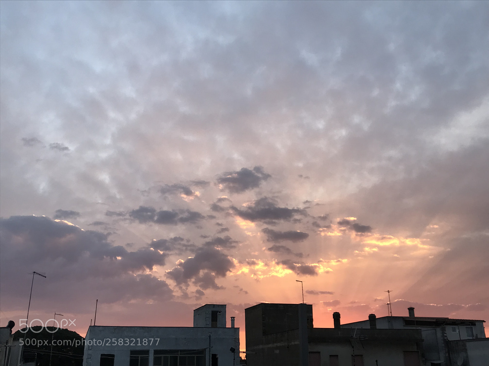 Apple iPhone 7 sample photo. Red sky photography