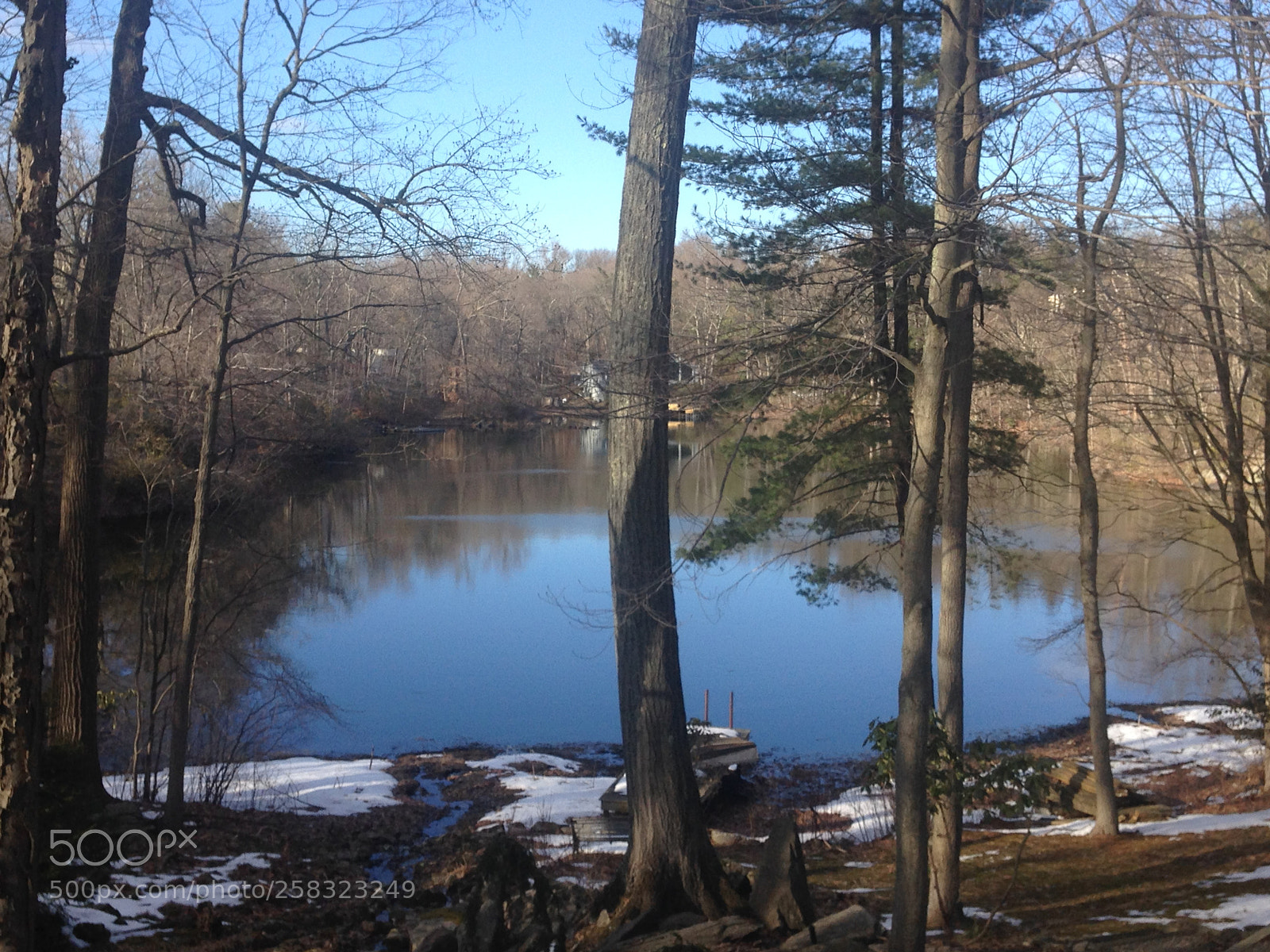 Apple iPhone 5 sample photo. Nice pond in upstate photography