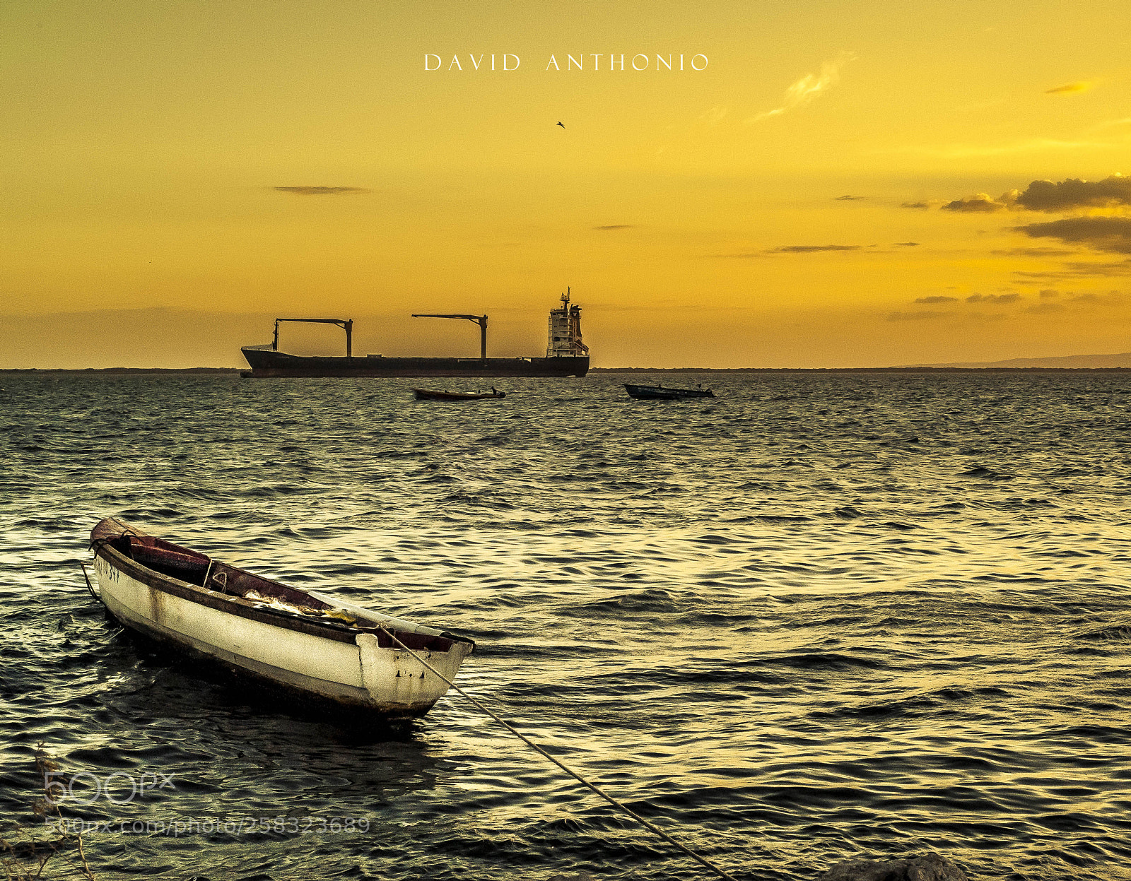 Nikon D700 sample photo. Sunset boat photography