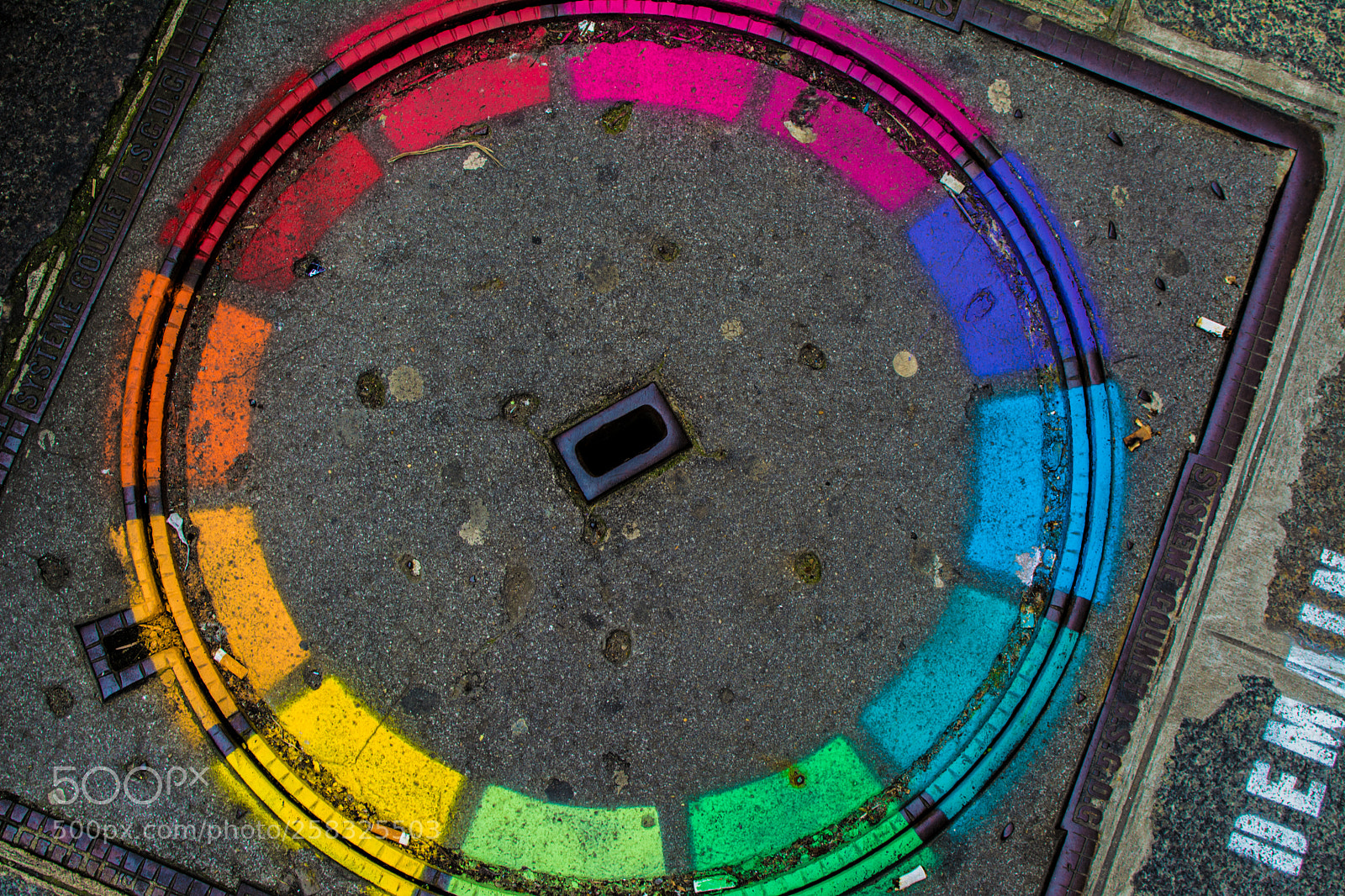 Nikon D5200 sample photo. Manhole photography
