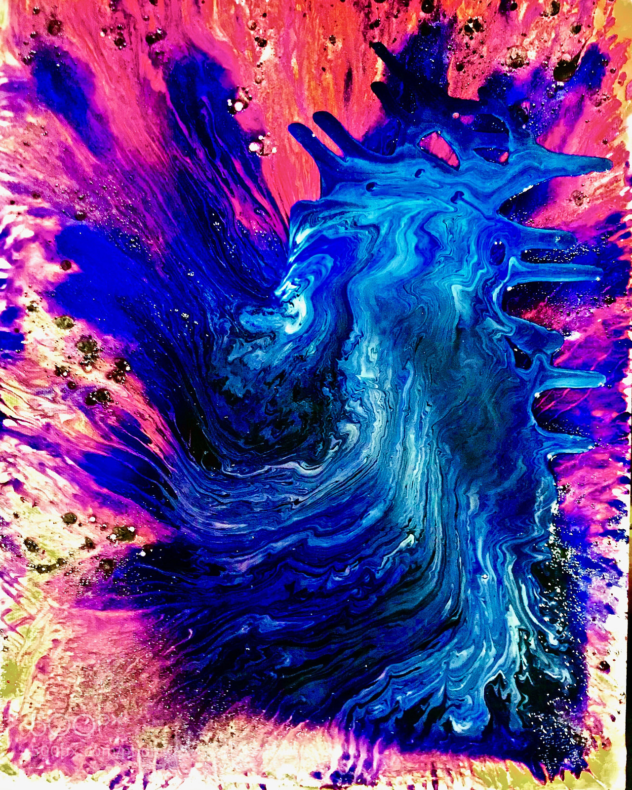 Apple iPhone 7 sample photo. Cosmic abstraction photography