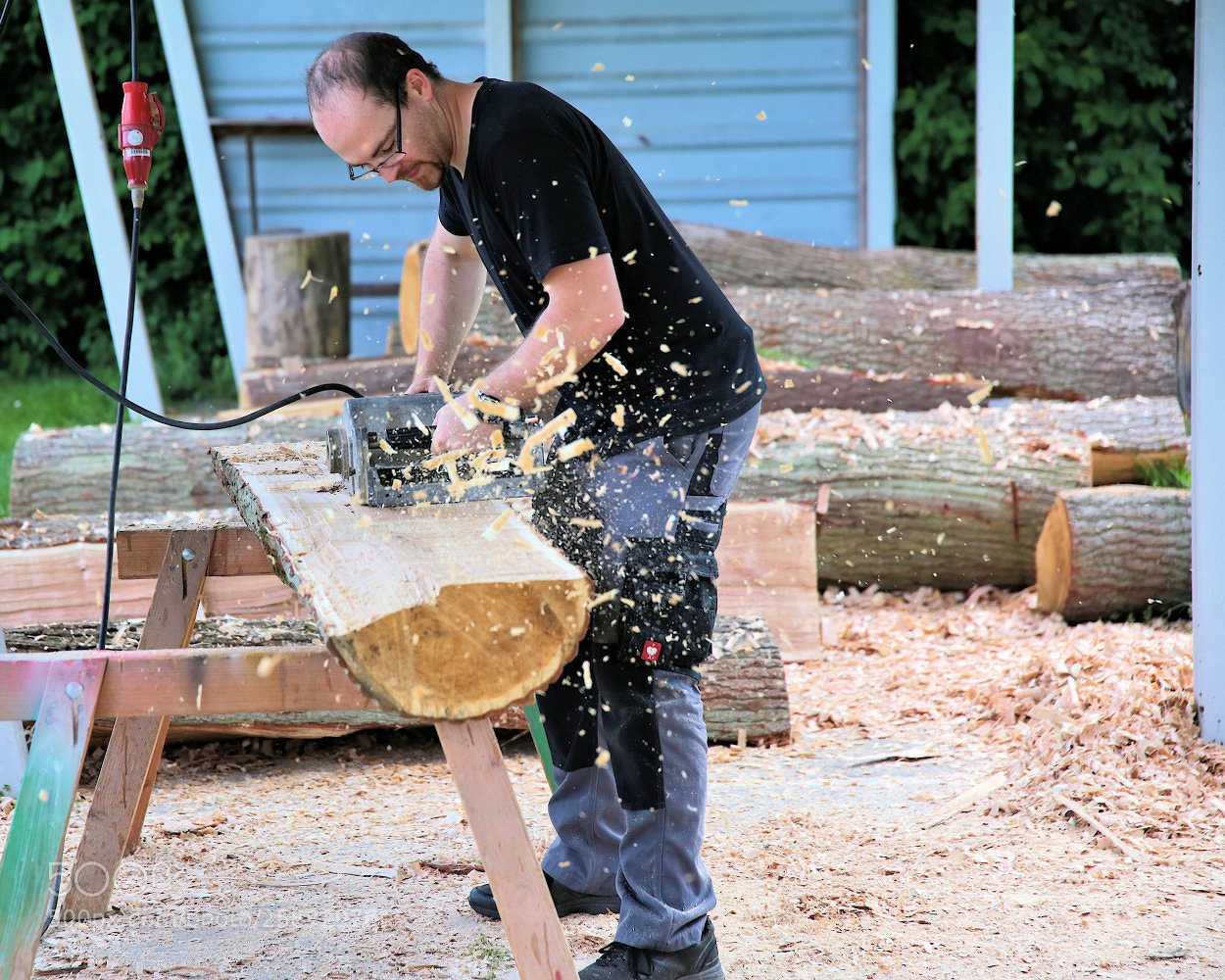 Canon EOS 6D sample photo. Man at work photography