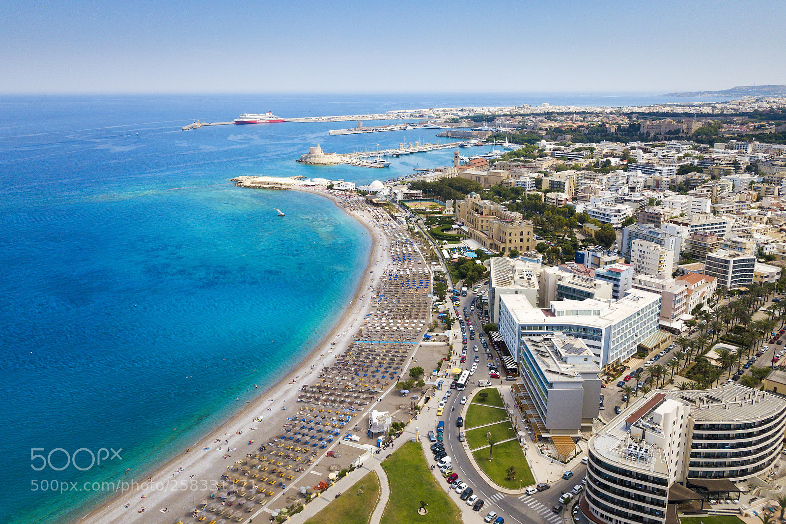 DJI FC220 sample photo. Rhodes photography