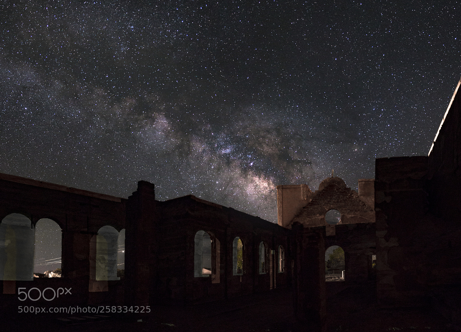 Canon EOS 70D sample photo. Milky way church photography