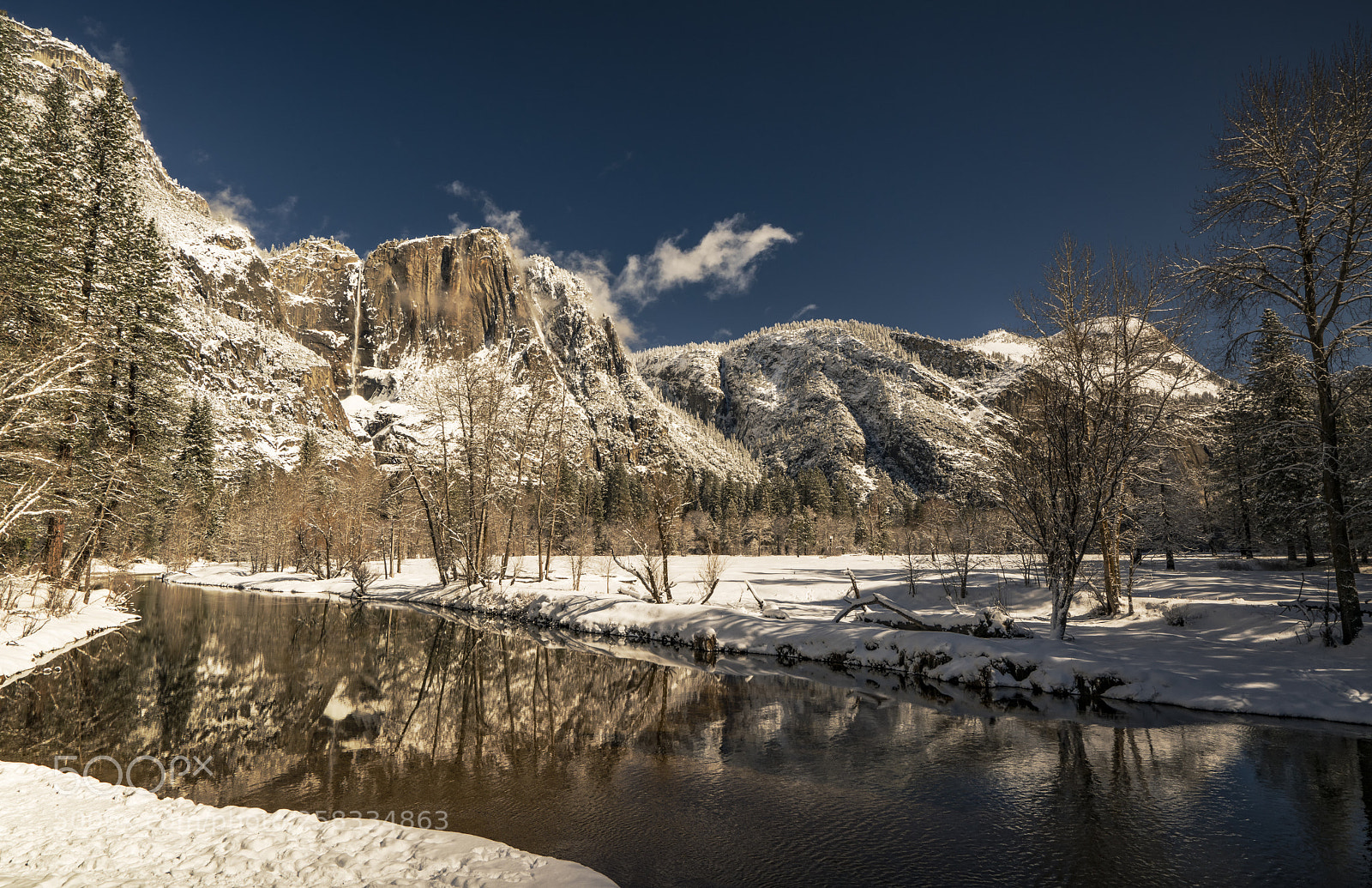 Sony a7R II sample photo. Snow covered winter yosemite photography