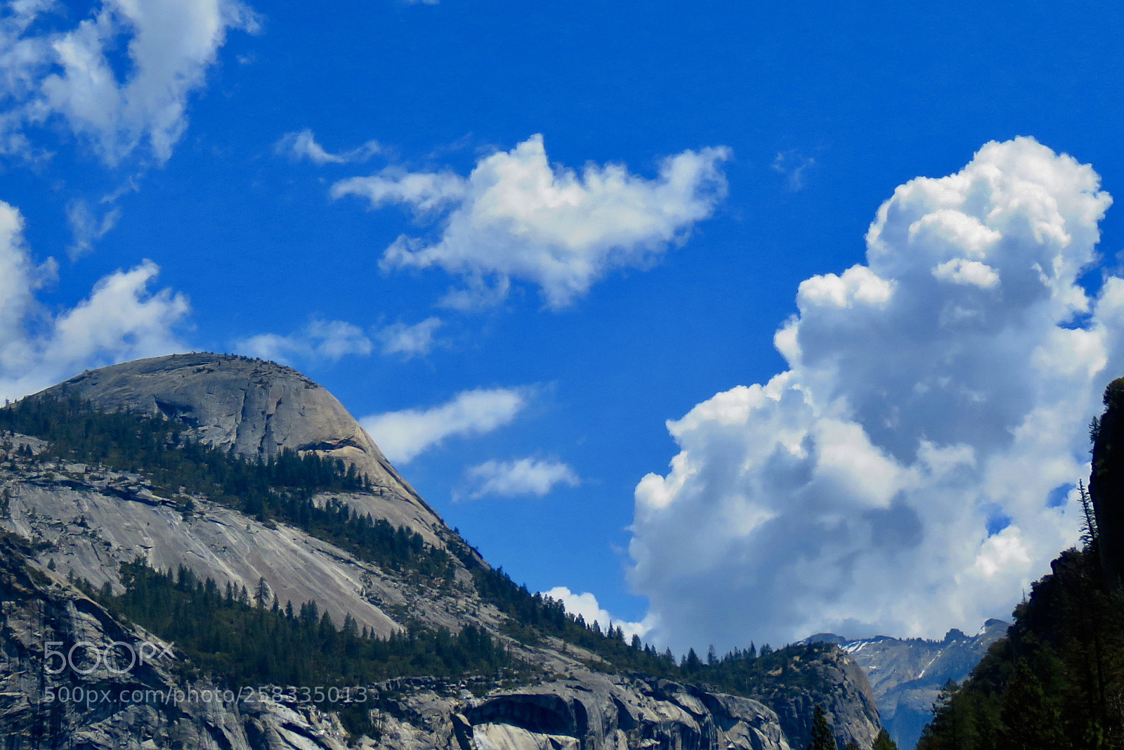 Canon PowerShot SX60 HS sample photo. Clouds surround north dome photography