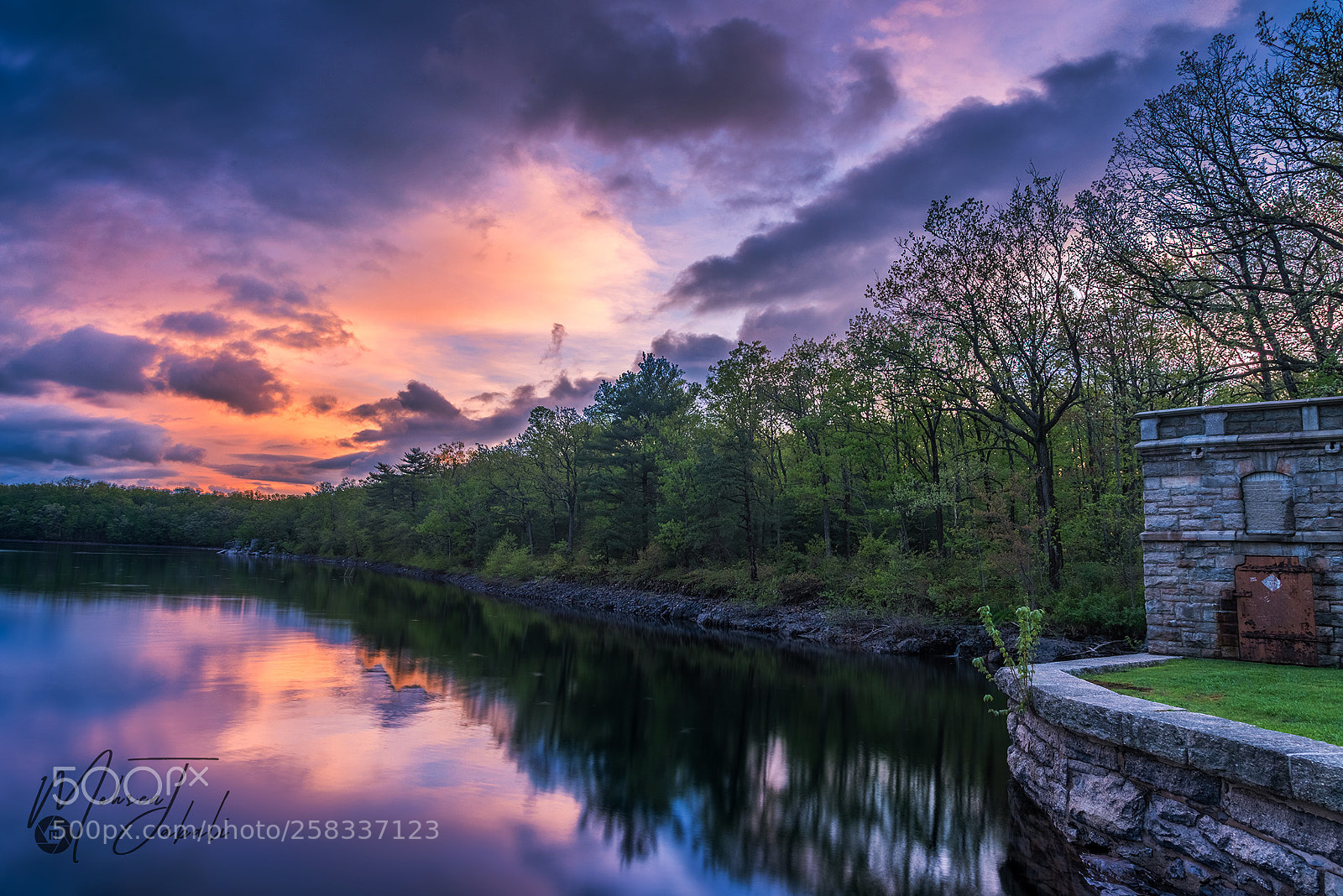 Nikon D750 sample photo. Sunset over lake scranton photography