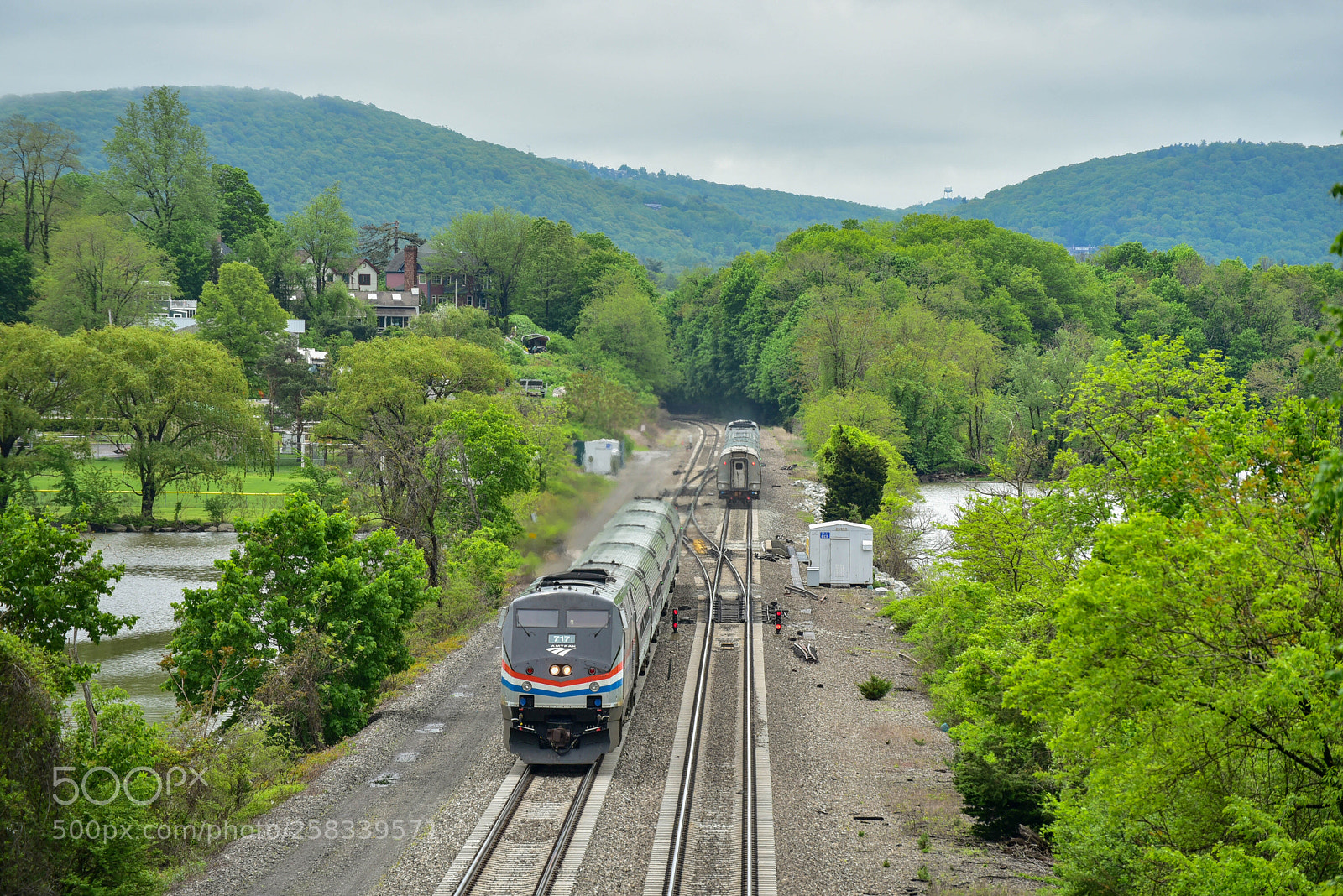 Nikon D750 sample photo. Amtrak moving through the photography