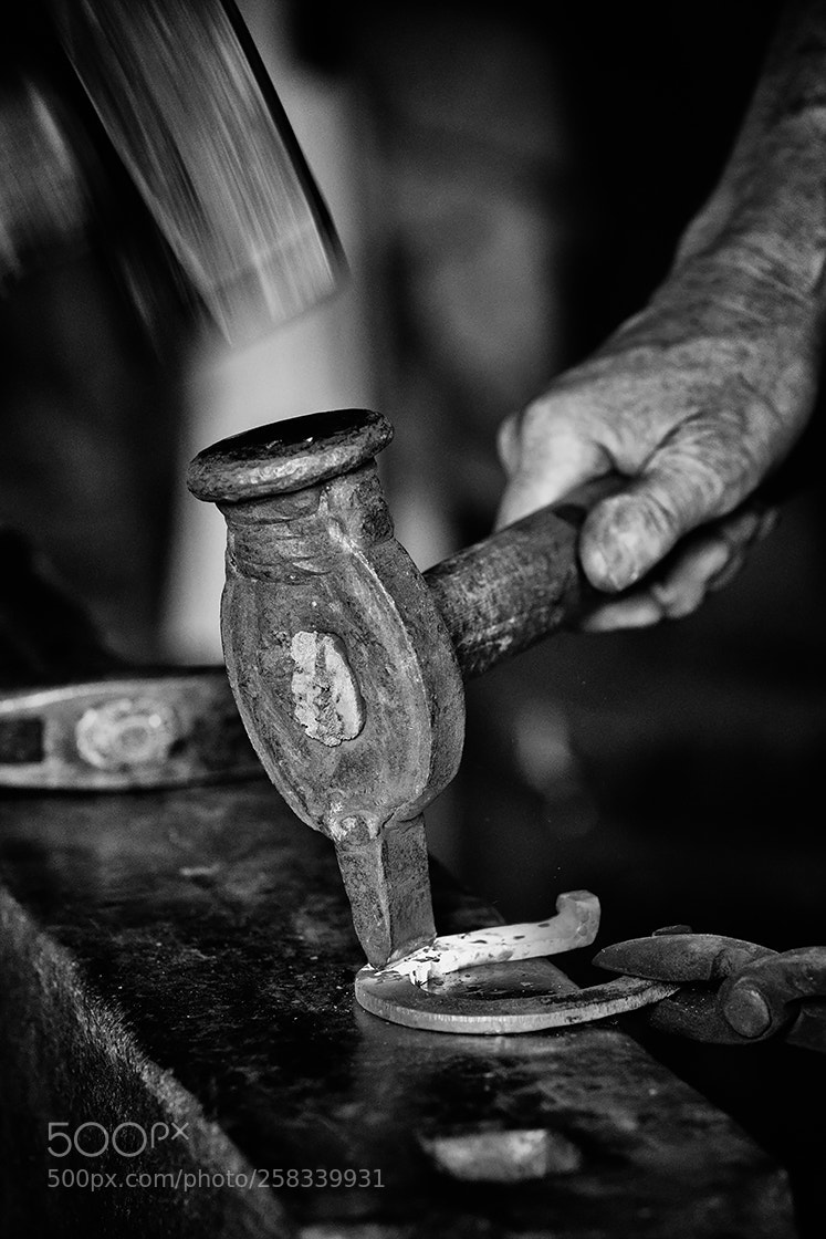 Canon EOS 5D Mark IV sample photo. Man forges his own photography