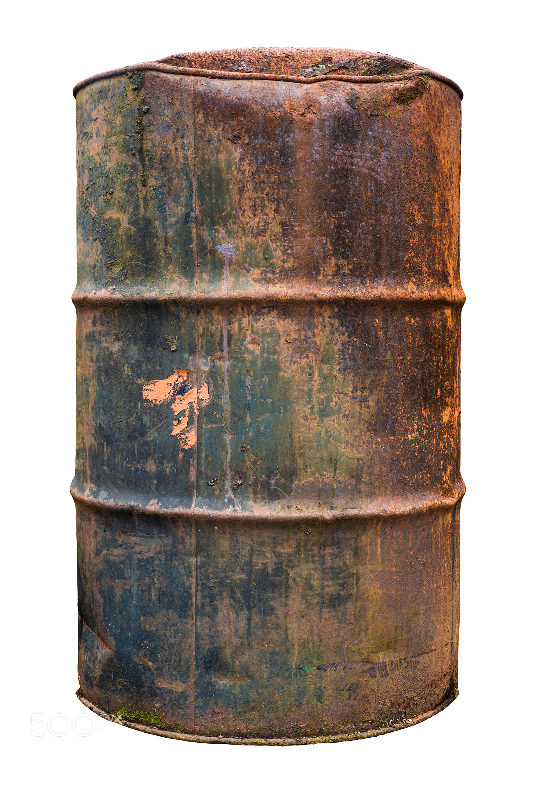 Nikon D800 sample photo. Isolated rusty old barrel photography